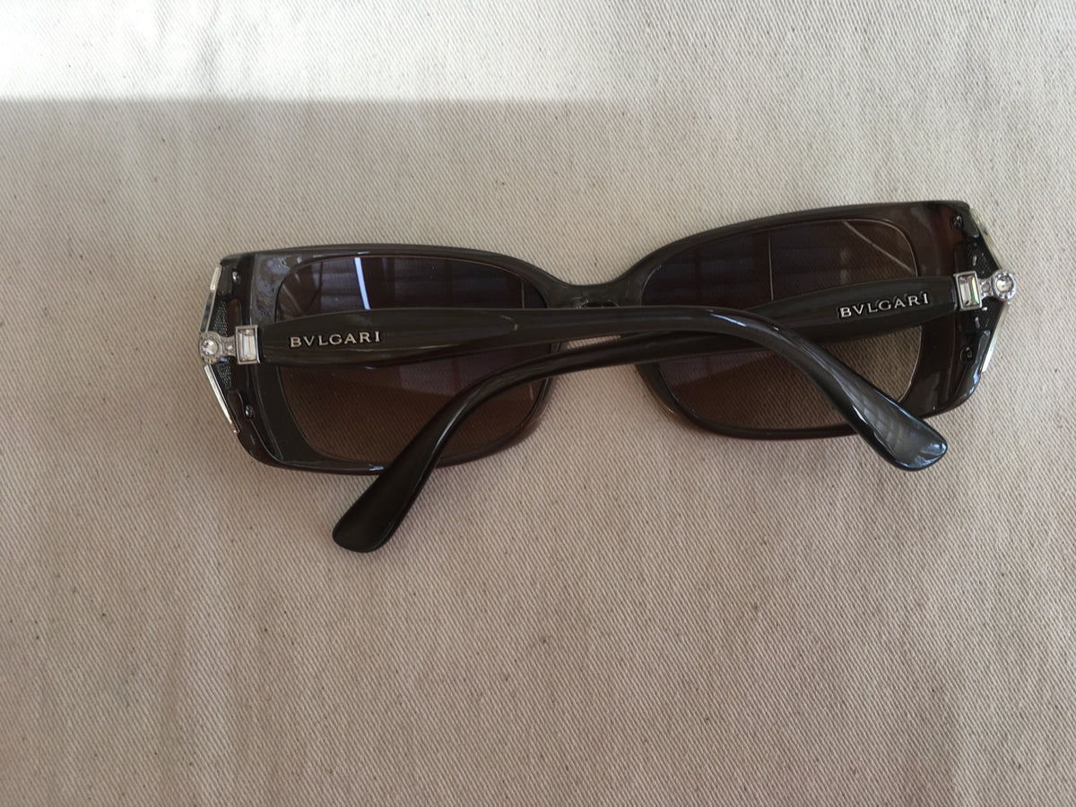 BVLGARI SWAROVSKI CRYSTAL BV 8099B 55 986/13 SUNGLASSES ladies