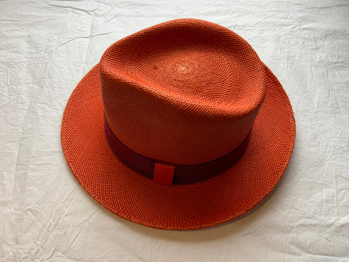 La Cerise Sur Le Chapeau - Natural Straw Hat Size 56 ladies  display picture 3