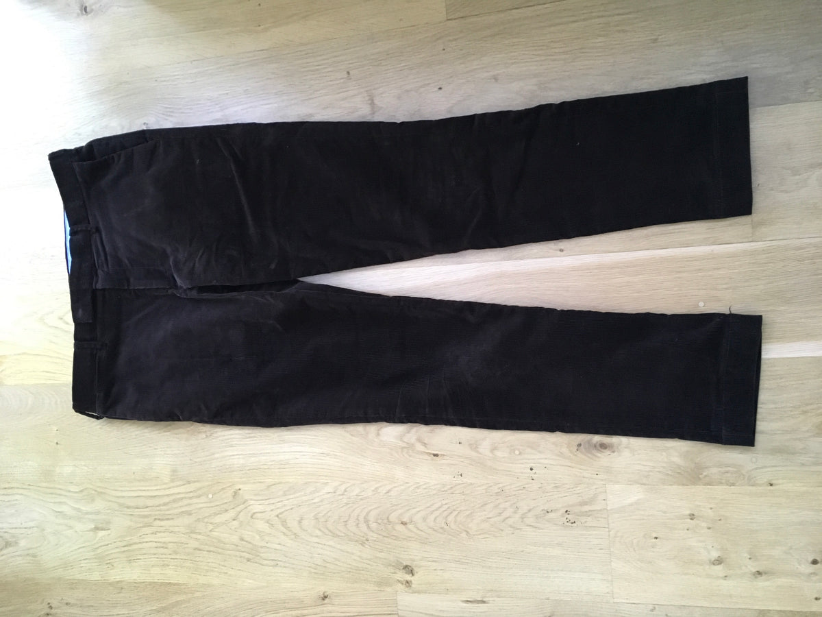 Ralph Lauren Polo Men's Brown Stretch Slim Fit Corduroy Pants Trousers Men