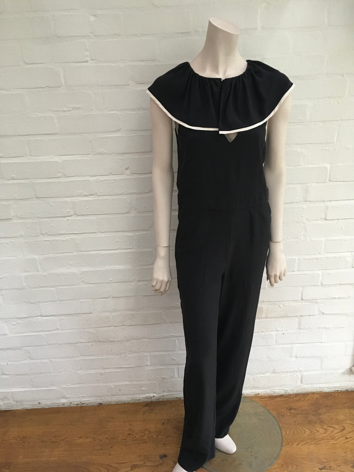 CHLOÉ Chloe Ruffled silk crepe de chine jumpsuit Ladies