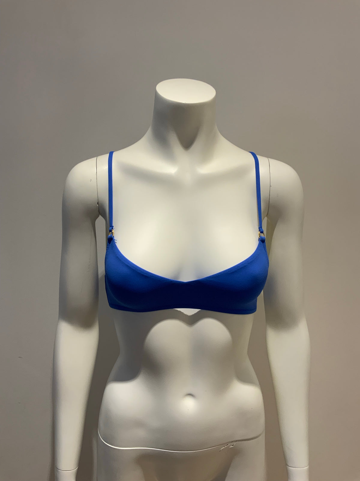 Melissa Odabash Vienna bikini top bra blue UK 8 US 4l ladies