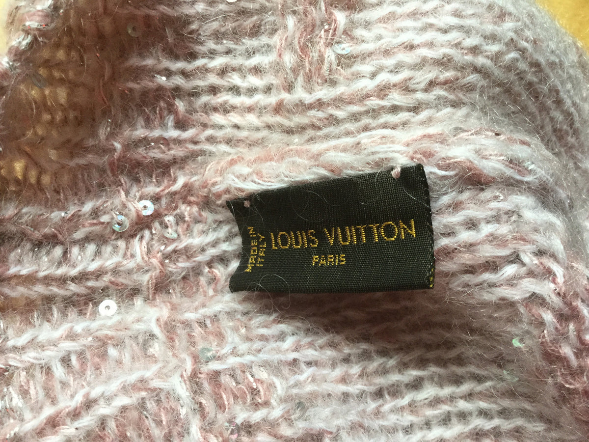Louis Vuitton Pink Monogram Glitter Beanie Louis Vuitton