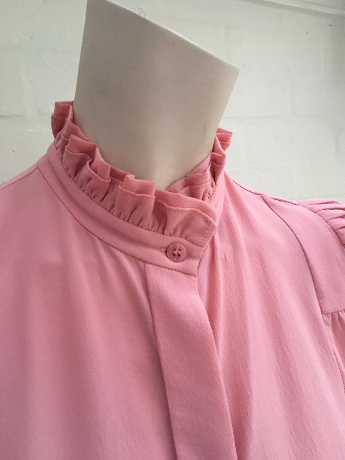 Isabel Marant Sloan Victorian silk shirt pink Ladies