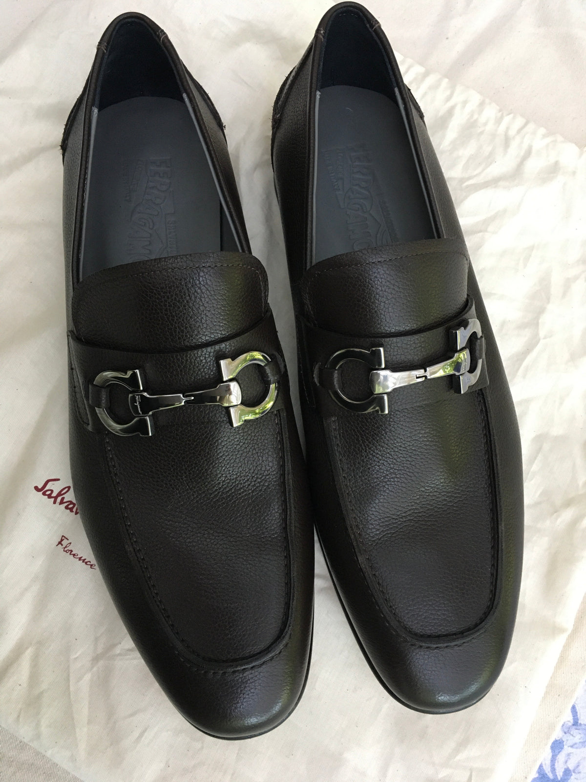 Salvatore Ferragamo 'Metrone 2' Bit Loafer Shoes Size 11 EEE men