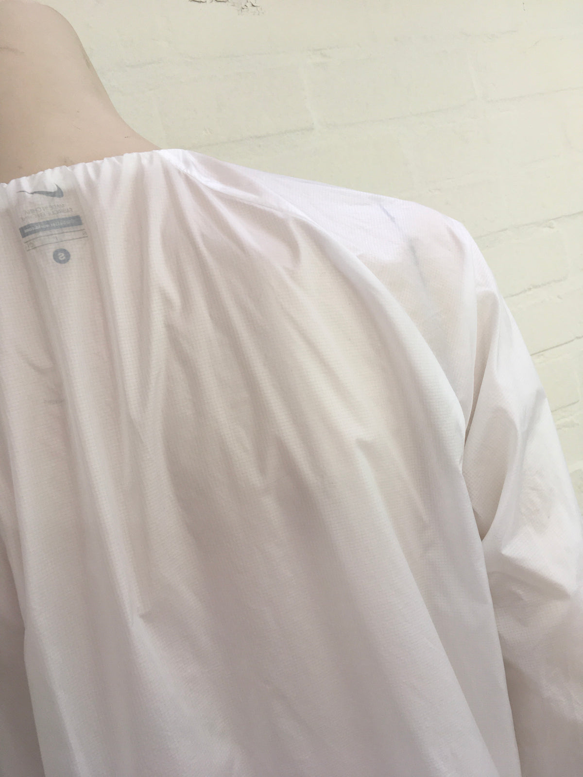 Nike Sportswear Jacket Transparent Packable Training White Lightweight Rain S ladies