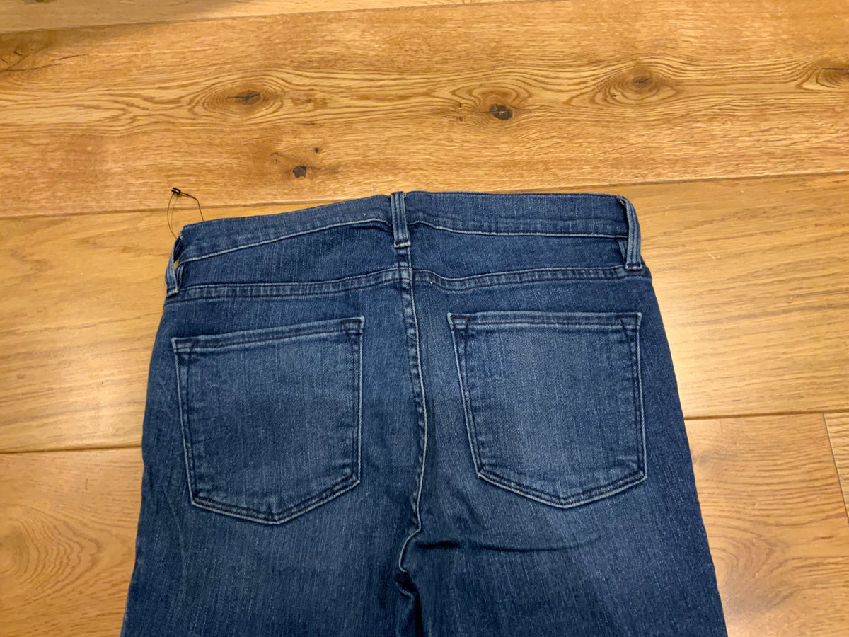 FRAME LE SKINNY DE JEANNE BLUE DENIM JEANS Size 27 ladies