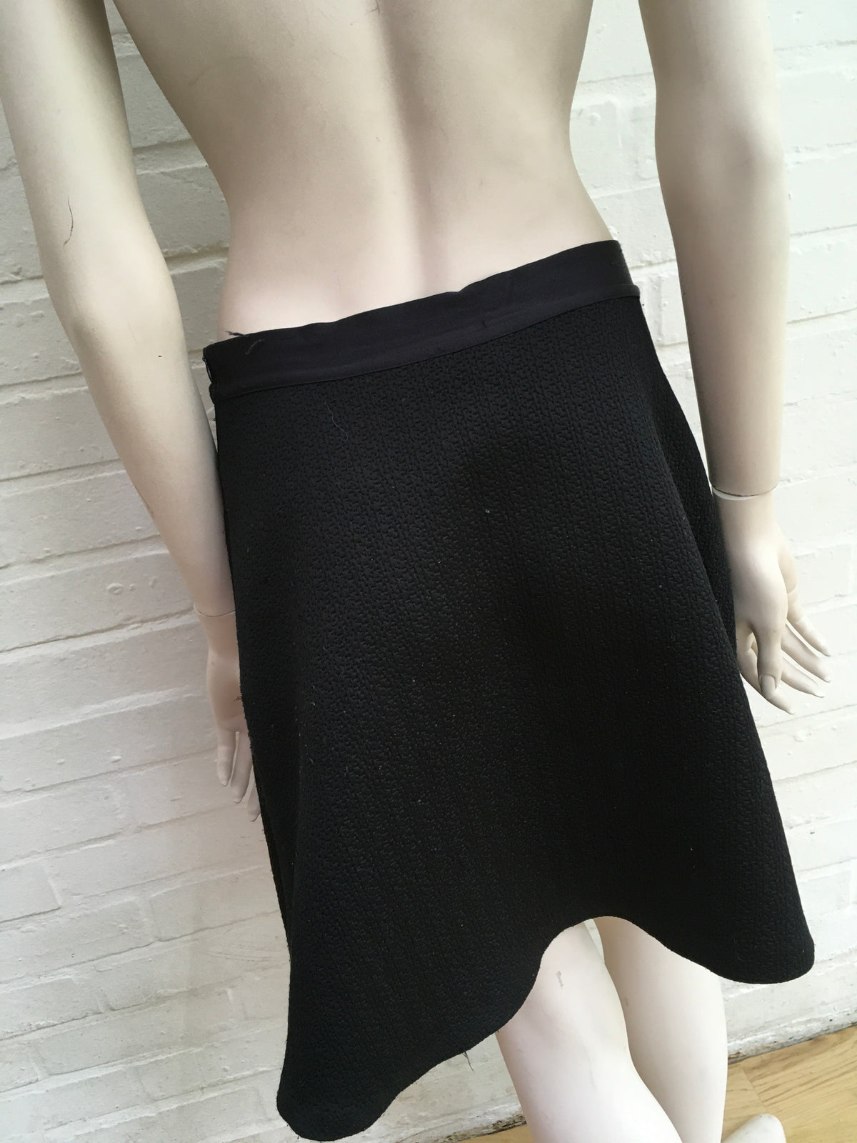 SANDRO Black Mini Skirt Size 3 L Large ladies