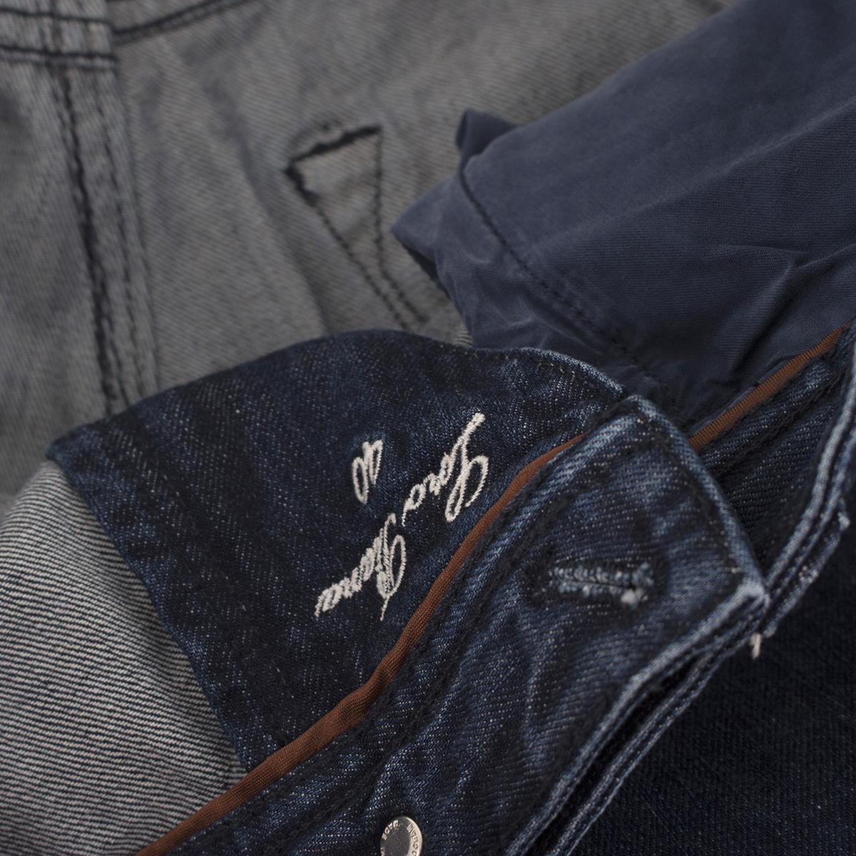 Loro Piana Mens Dark Blue Denim Straight-leg Jeans Size I 40 men