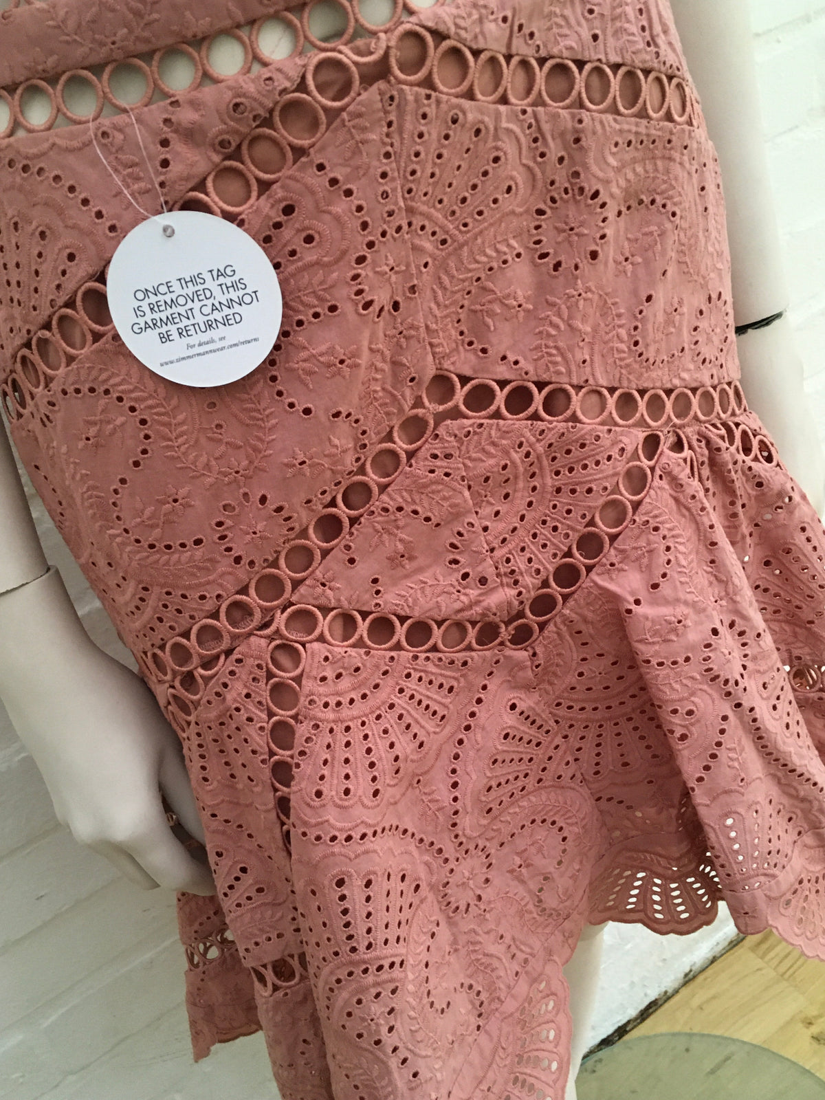 ZIMMERMANN Jasper Fan Skirt Size 1 UK 10 US 6 FR 38 Ladies