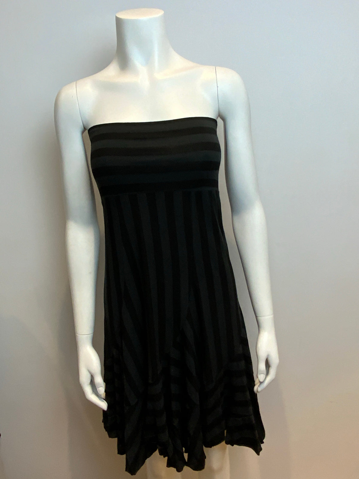 Ella Moss Stripped Prima Cotton Summer Midi Skirt or Strapless Dress Size XS ladies