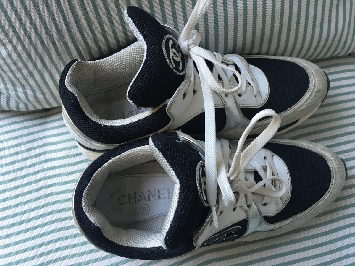 CHANEL CC Low-Top Sneakers Trainers Shoes Ladies