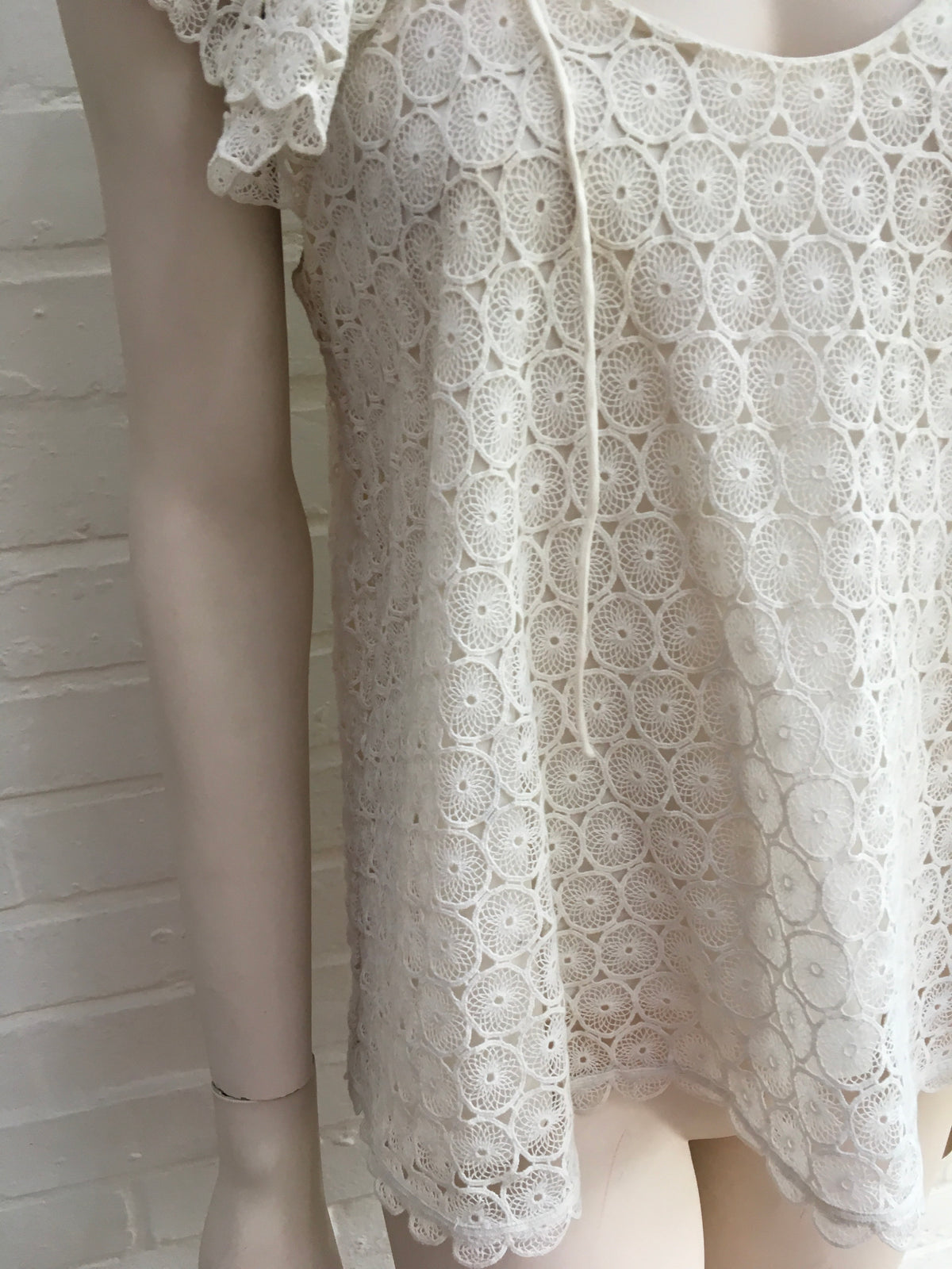 CHLOÉ Crocheted lace top Ladies
