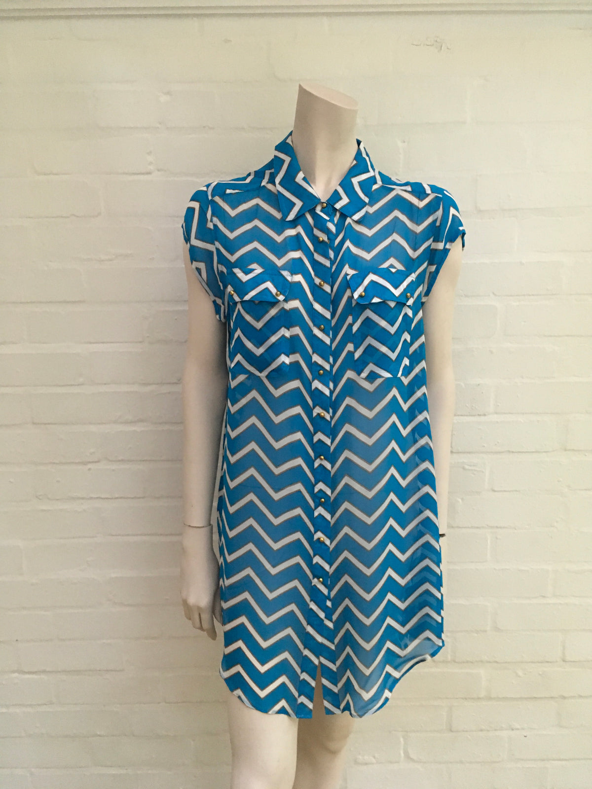 Charlie by Matthew Zink - Charlie printed silk-georgette shirt dress Ladies
