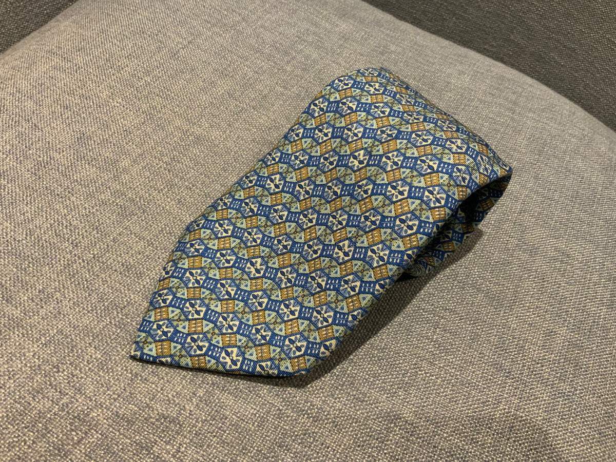Hermès HERMES Paris Tie 7740 OA Accessories Men's Print Tie men