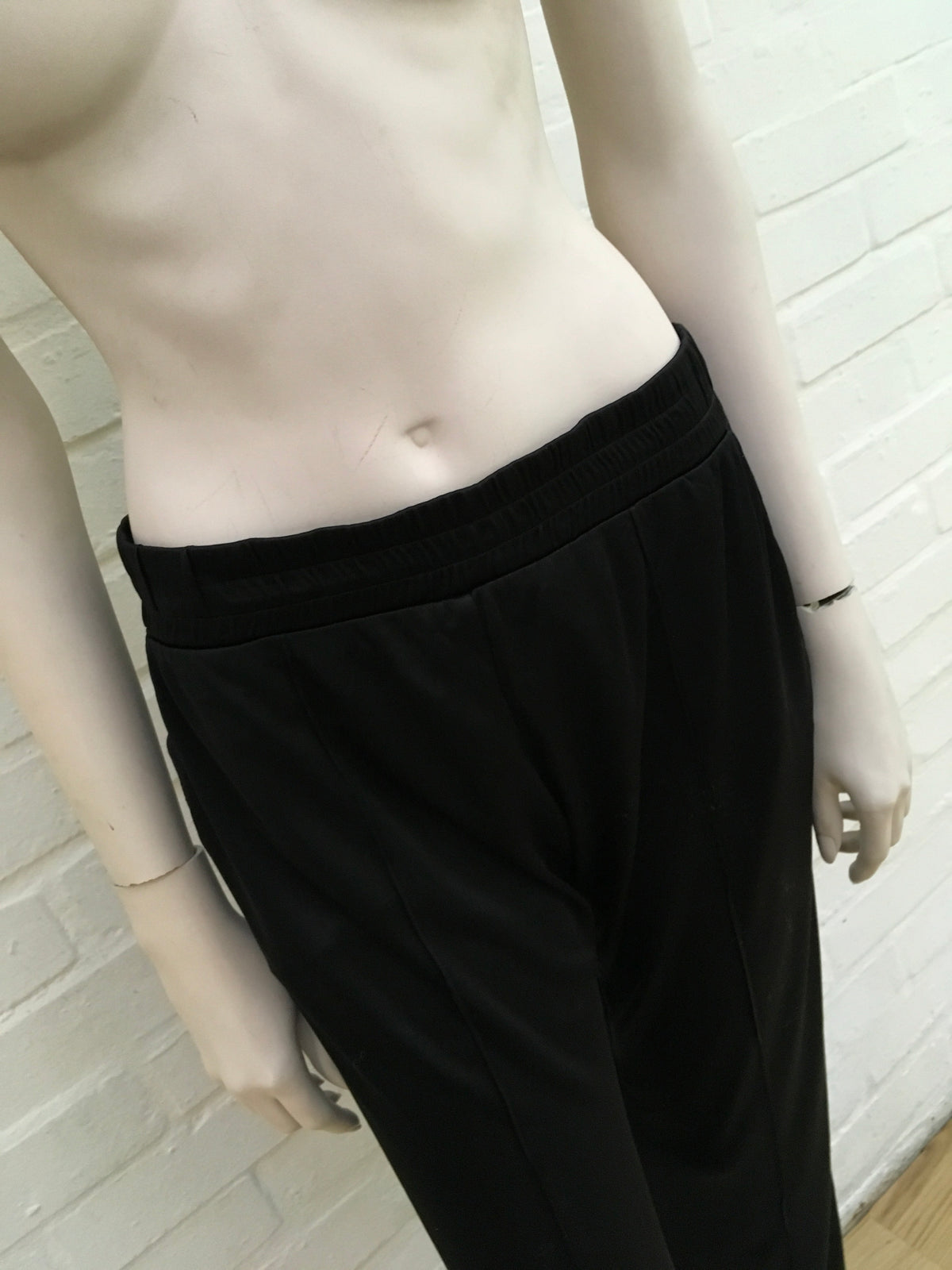 BLUMARINE Black Straight Leg Sport Pants Trousers Ladies
