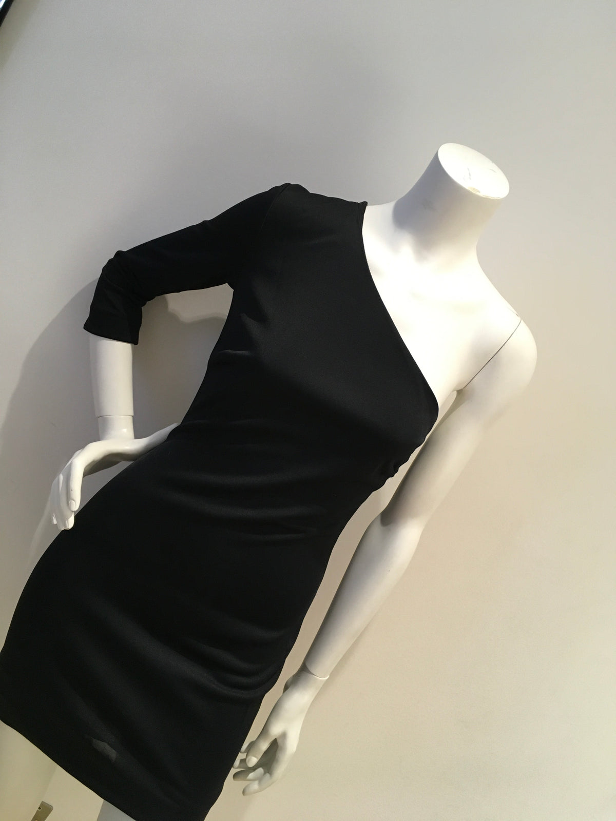 JOSEPH Women's Bodycon One Shoulder Black Dress ladies