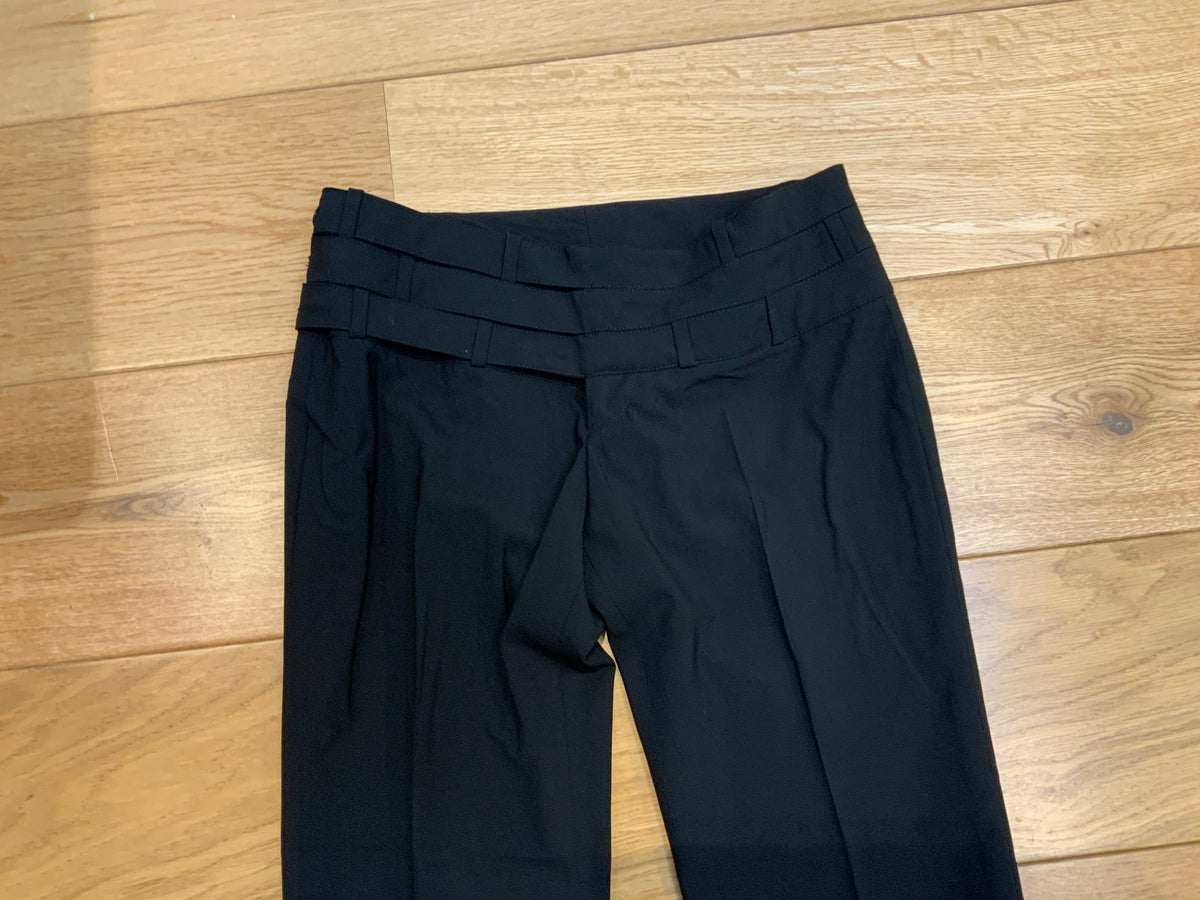 Dolce & Gabbana virgin wool straight-leg pants trousers I 38 UK 6 US 2 XS ladies