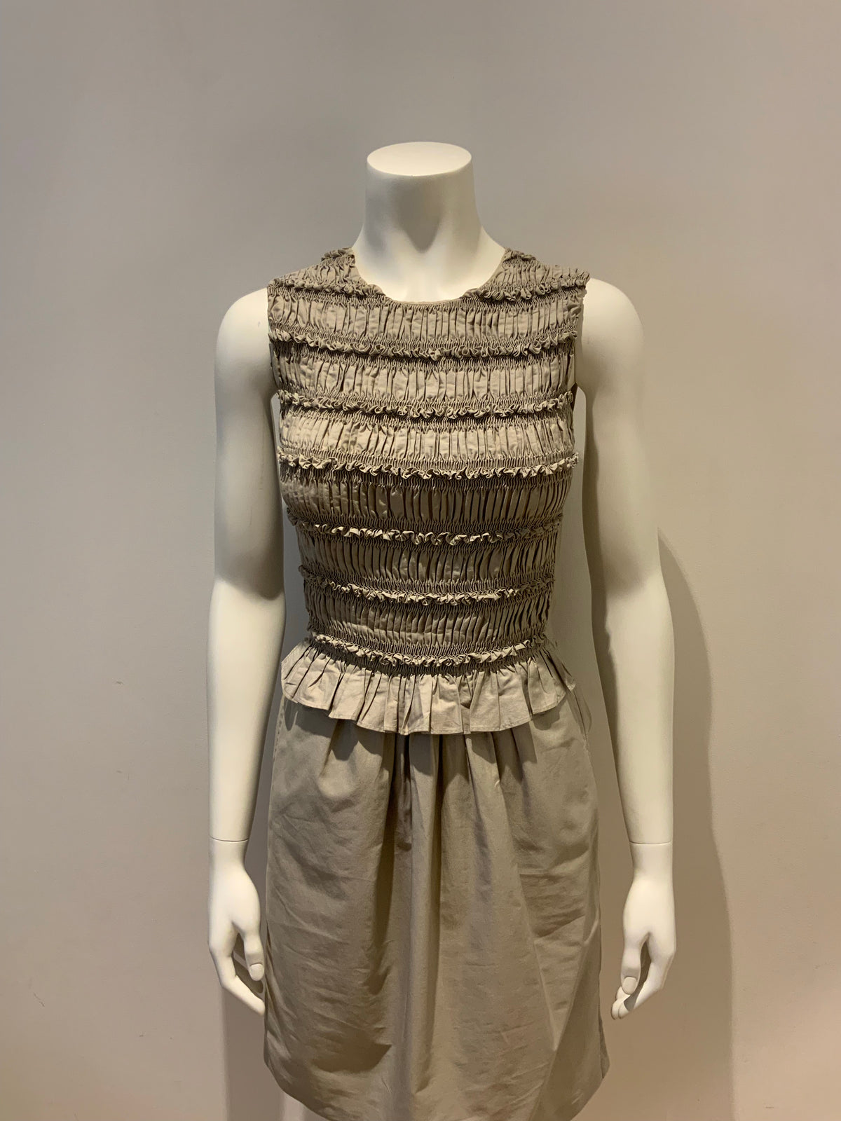 Chloé Chloe Phoebe Philo Grey Rauch Dress Size F 34 US 2 UK 6 ladies