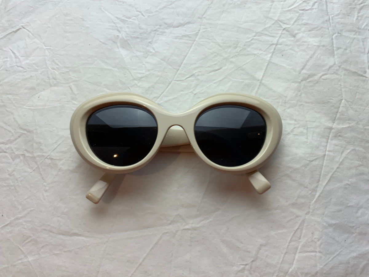 MaxMara MM Prism V-10A White Sunglasses ladies