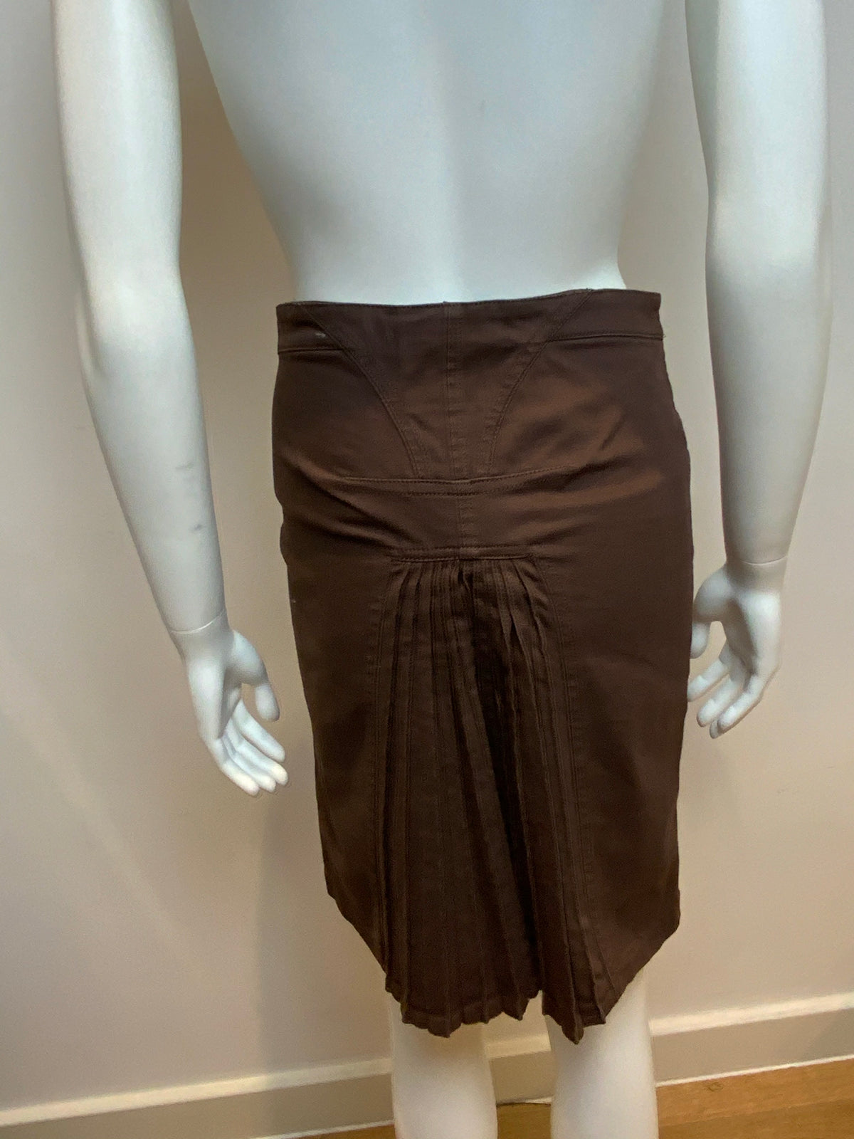 ROBERTO CAVALLI brown denim skirt Size XS ladies