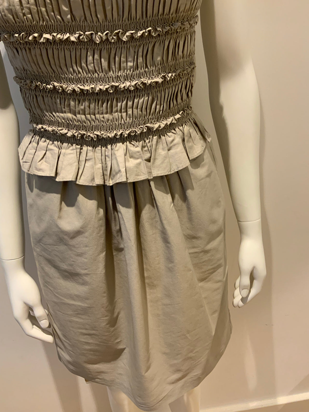 Chloé Chloe Phoebe Philo Grey Rauch Dress Size F 34 US 2 UK 6 ladies