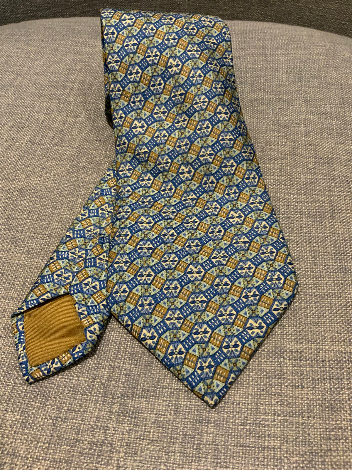 Hermès HERMES Paris Tie 7740 OA Accessories Men's Print Tie men