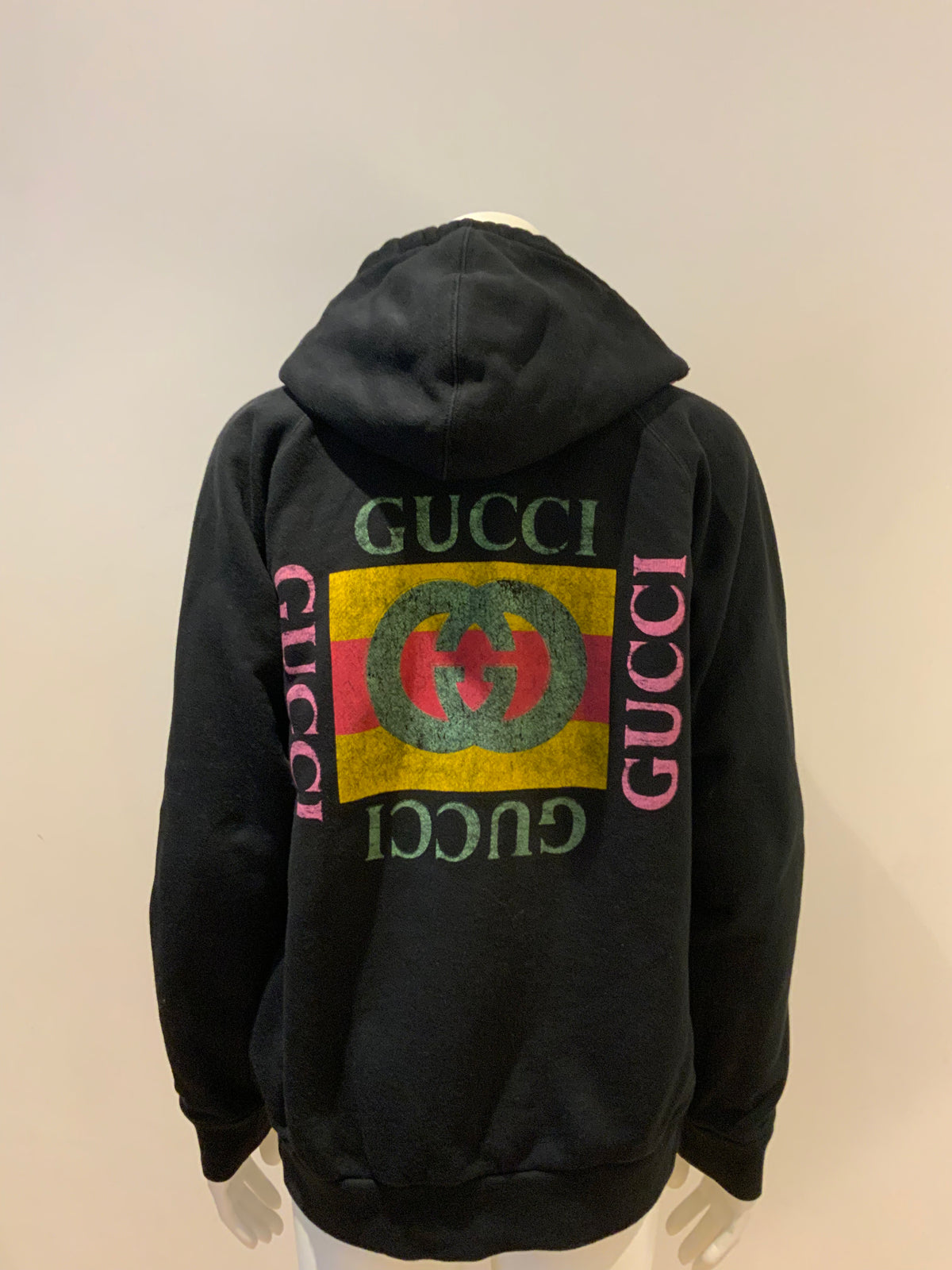 Unisex GUCCI LIMITED EDITIN Tiger Embroidered Patch Zip-up hoodie SIZE S Small ladies