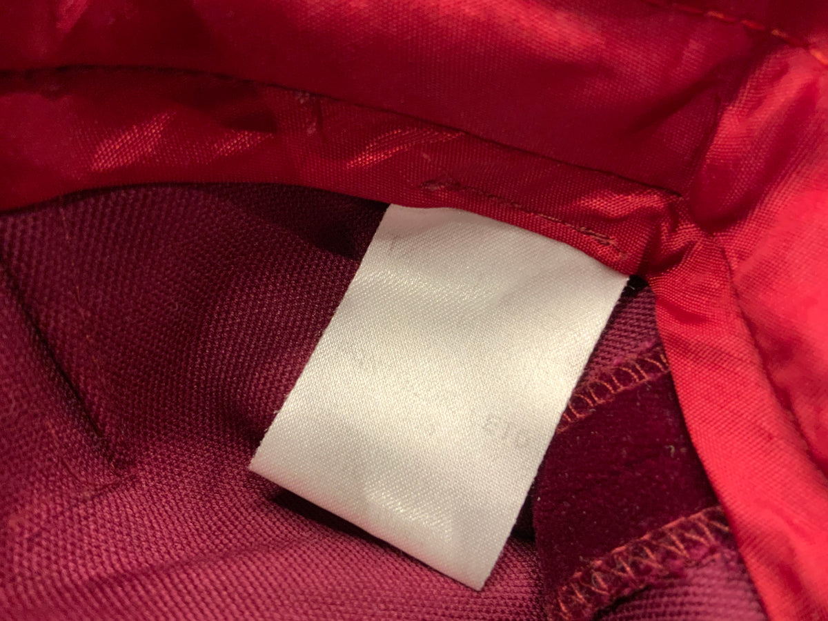 Tara Jarmon Burgundy Velvet Mid-Rise Wide-Leg Pants Trousers Size F 36 UK 8 US 4 ladies