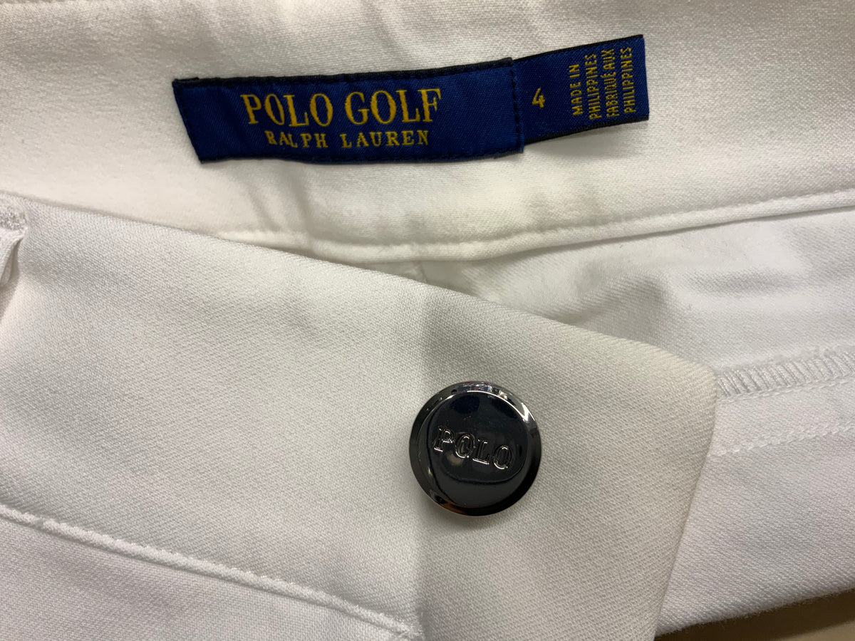 Ralph Lauren Polo Golf Skinny White Pants Trousers Size US 4 UK 8 S SMALL ladies