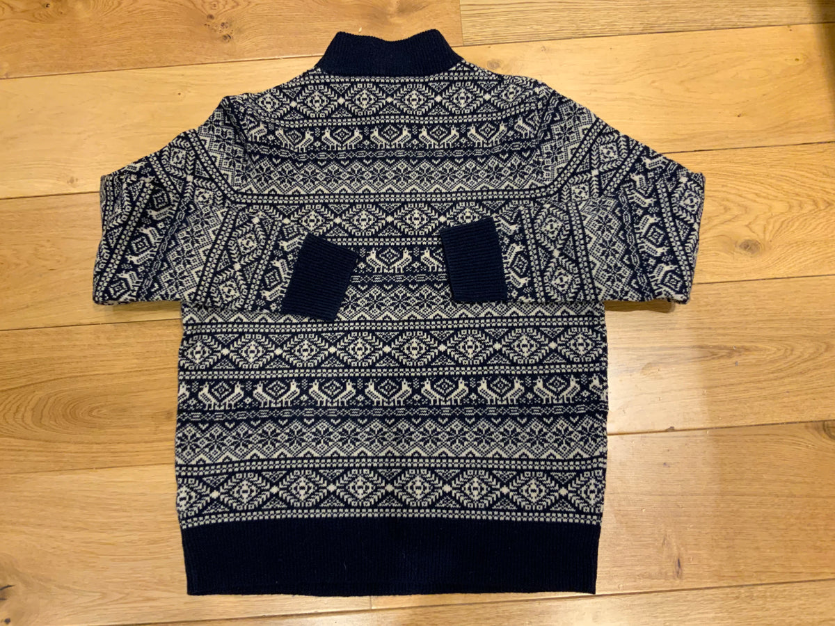 J.Crew Lambswool Fair Isle Sweater Jumper Pullover Size L large men