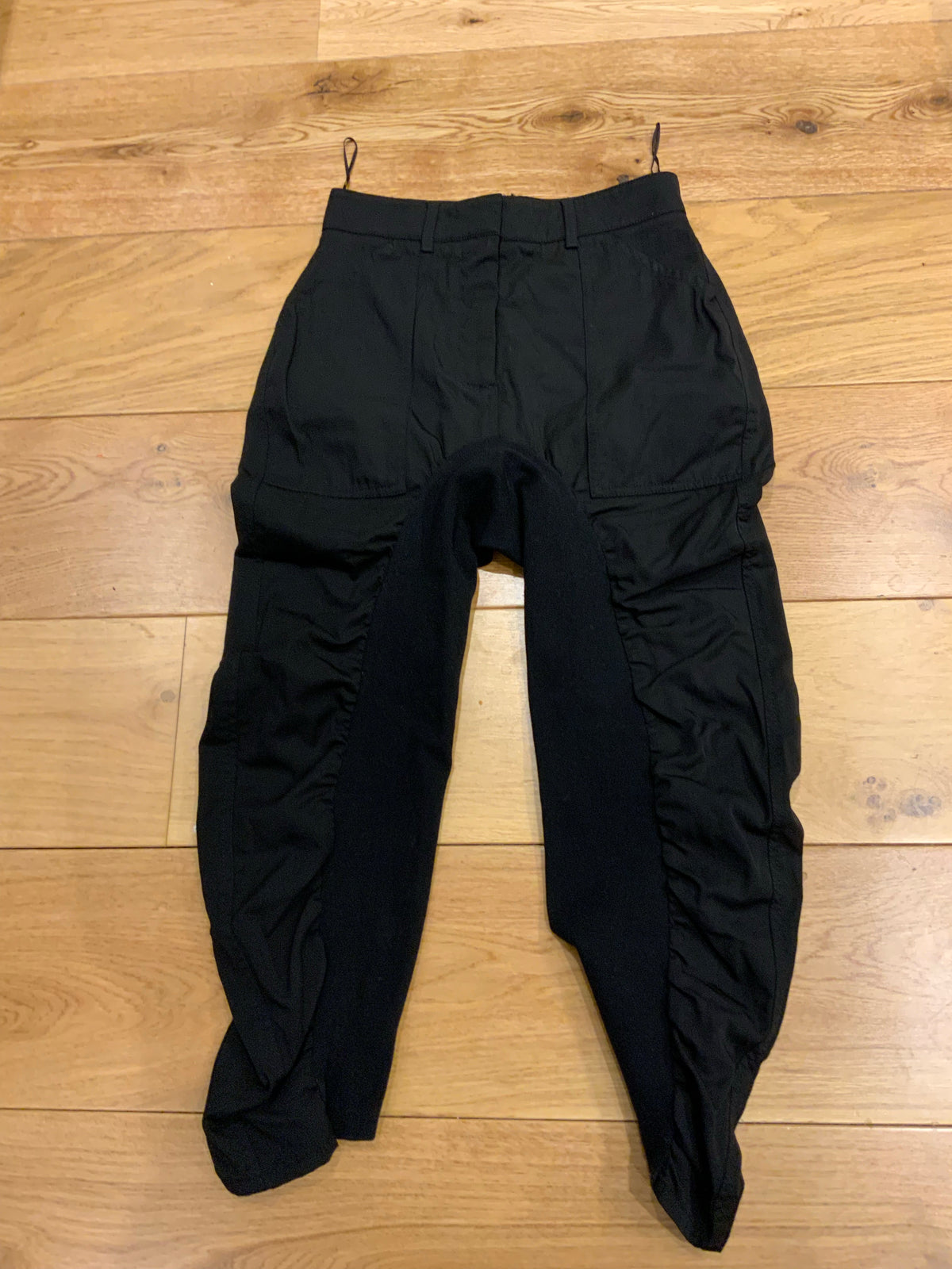 Stella McCartney Tina ruched-leg cropped trousers pants Size I 34 UK 4 US 0 ladies