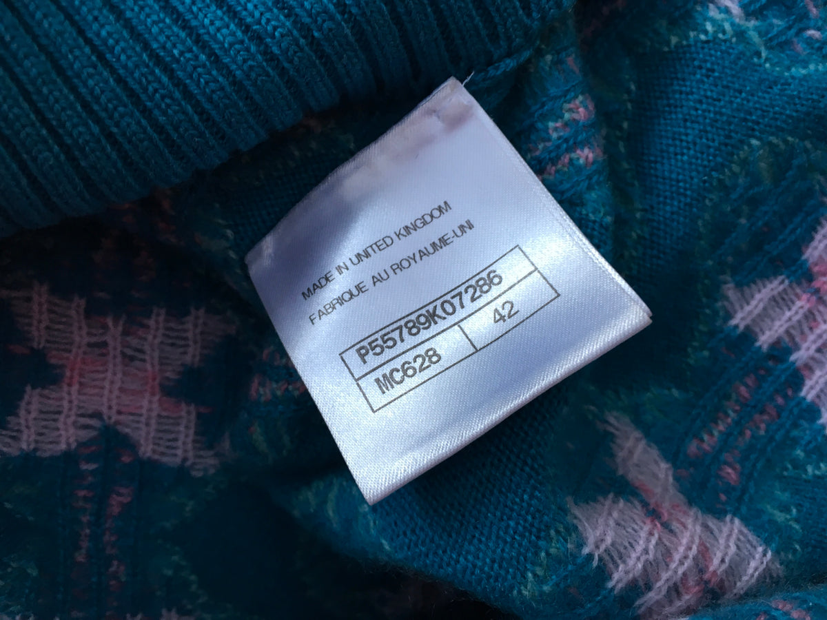 CHANEL 2017 PARIS CUBA CROP CASHMERE CARDIGAN Ladies