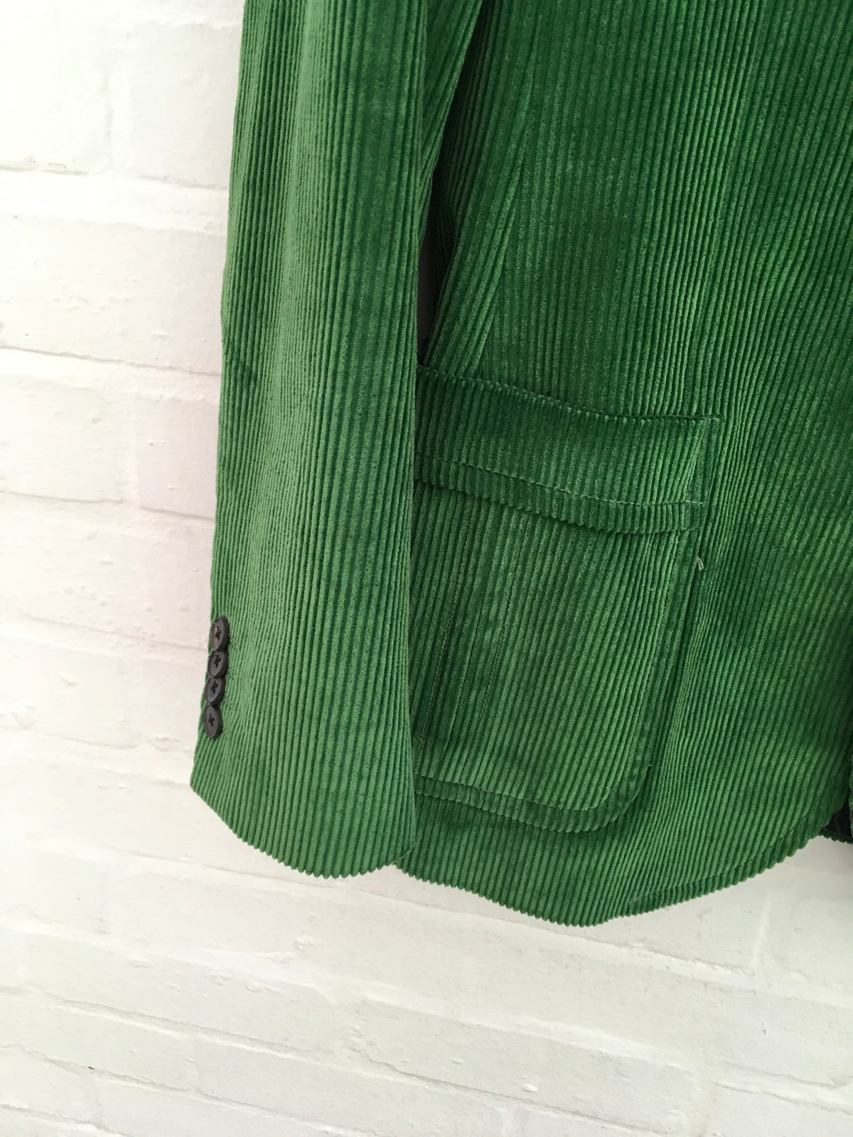 Burberry Green Corduroy Jacket Blazer Men