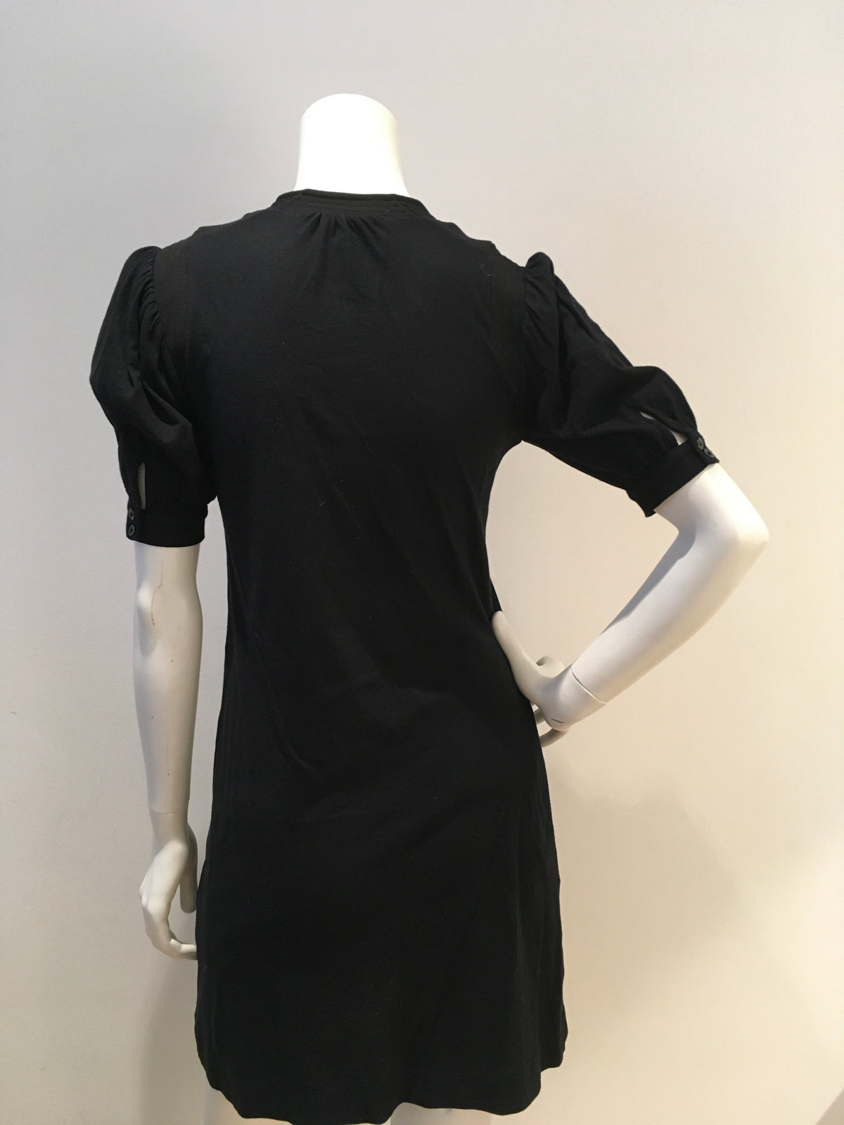 See by CHLOÉ Wool Blend LBD Little Black Dress Size I 38 UK 6 US 2 ladies