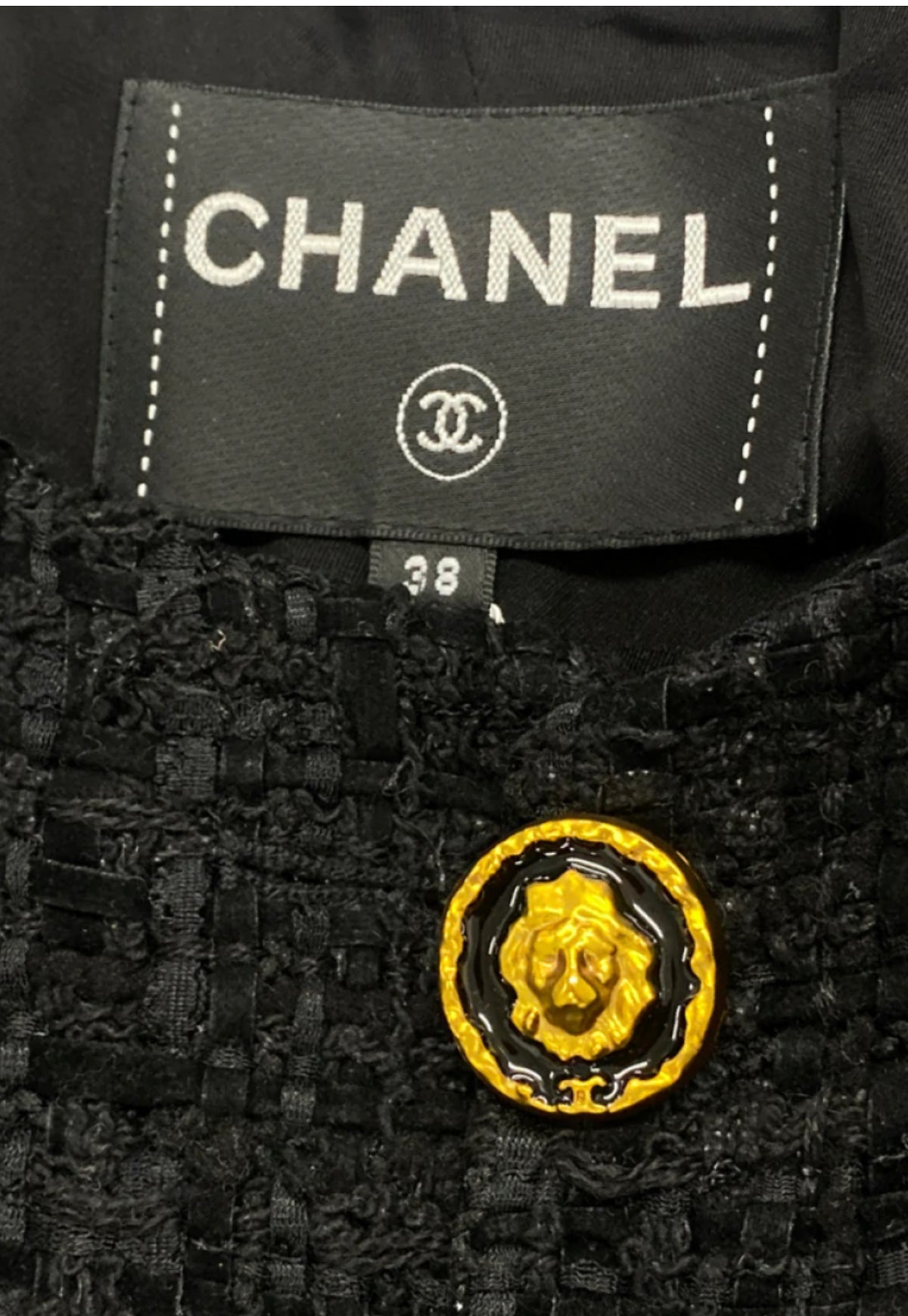 Chanel Lesage Tweed Evening Jacket La Petite Vest Noir 2022 ladies