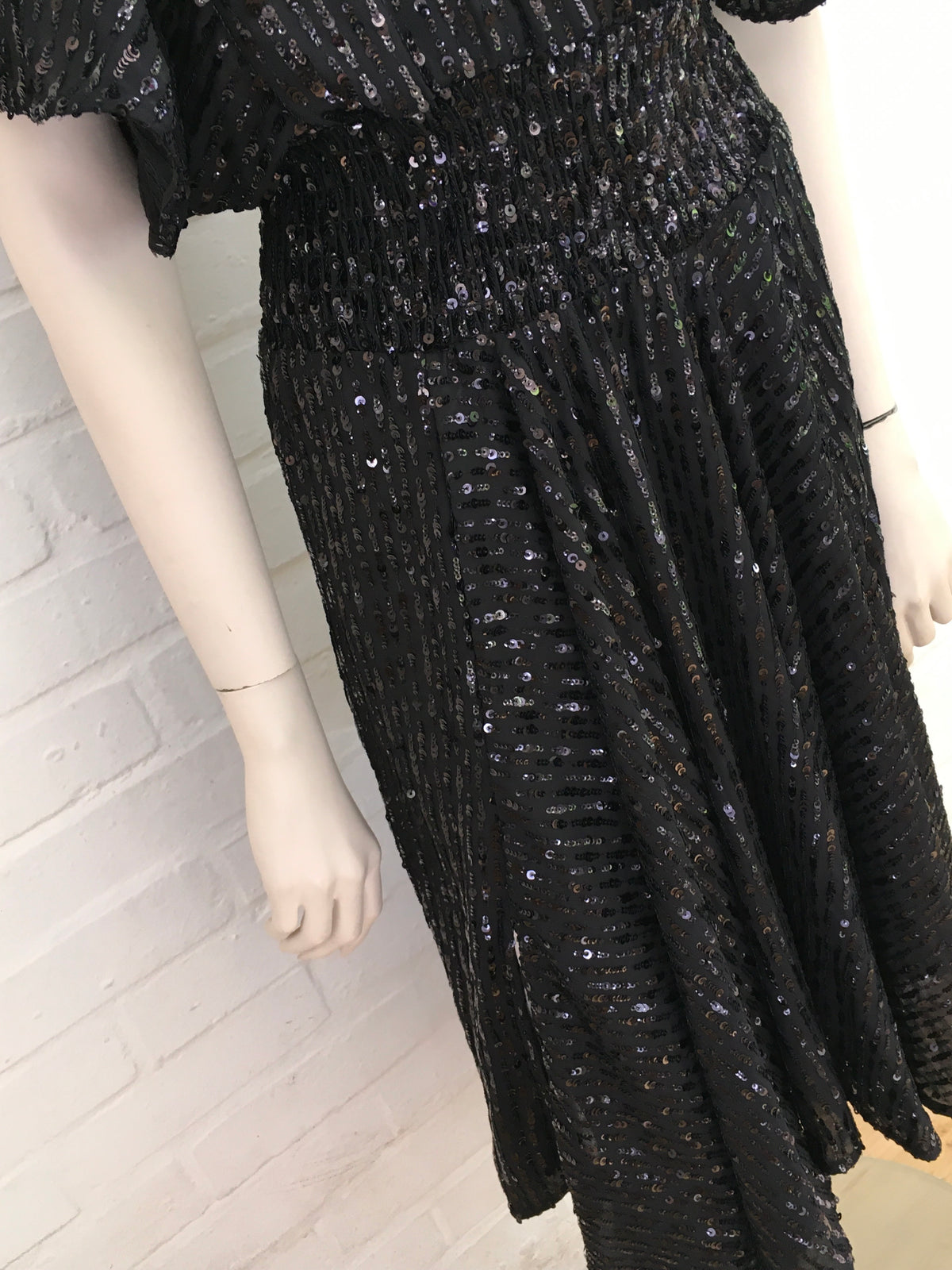 MAJE Sequin-embellished midi dress Size 3 L large ladies