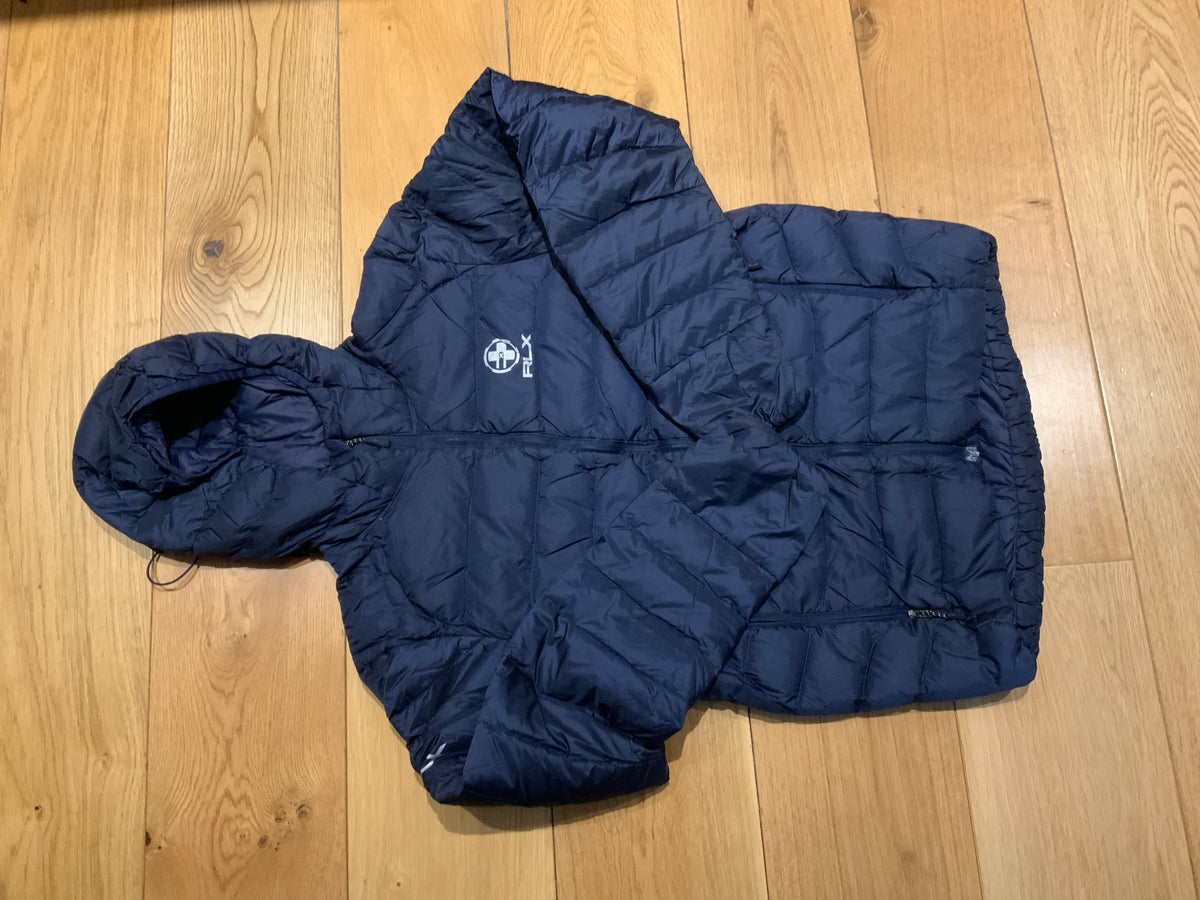 RALPH LAUREN RLX Puffer Down Filled Hooded Jacket Size M medium men