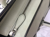CÉLINE PARIS  Drummed Calfskin Mini Luggage Lune Travel Handbag Bag Ladies