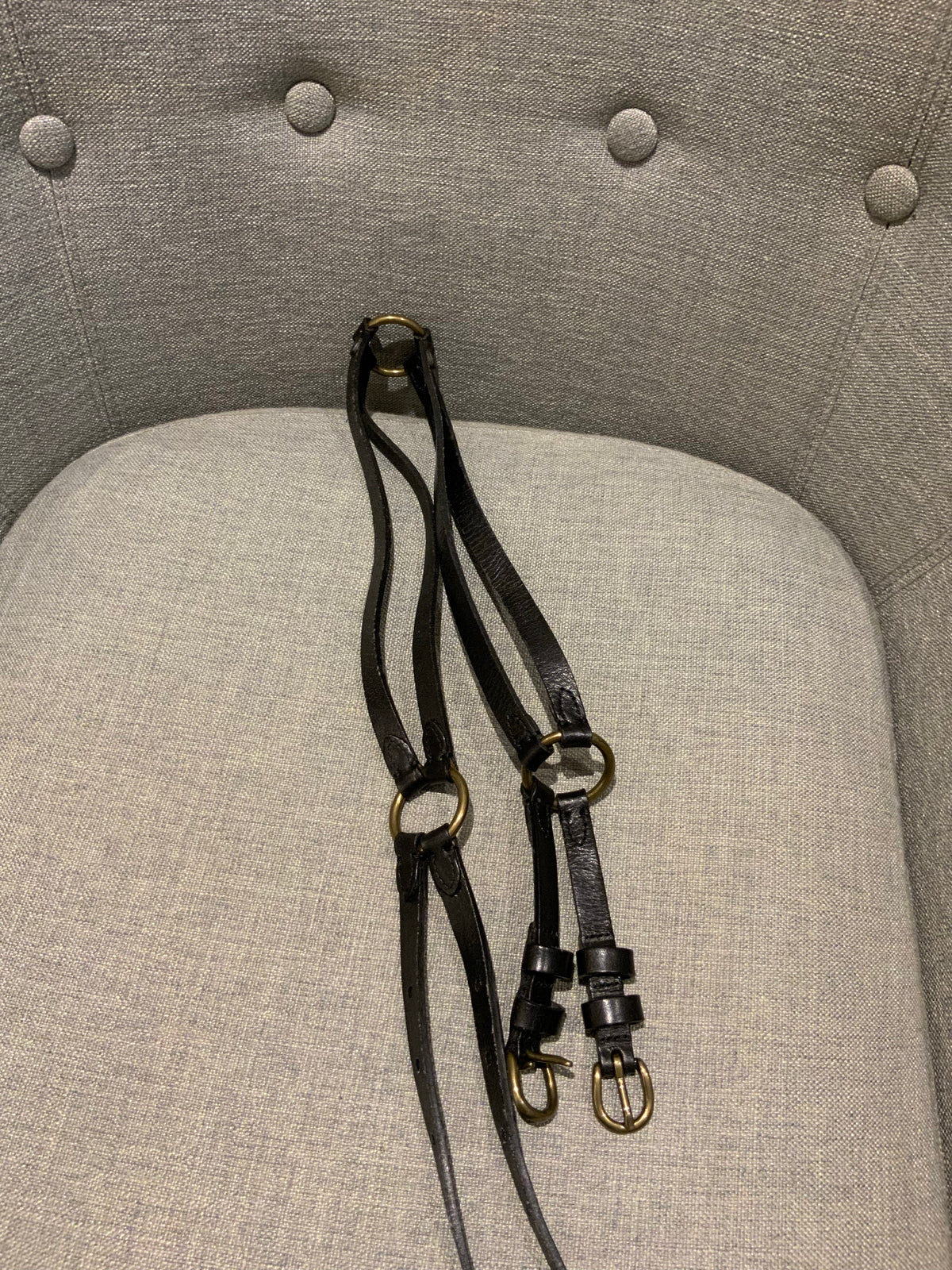 Rugby Ralph Lauren Genuine Leather Multi Black Belt size M medium ladies