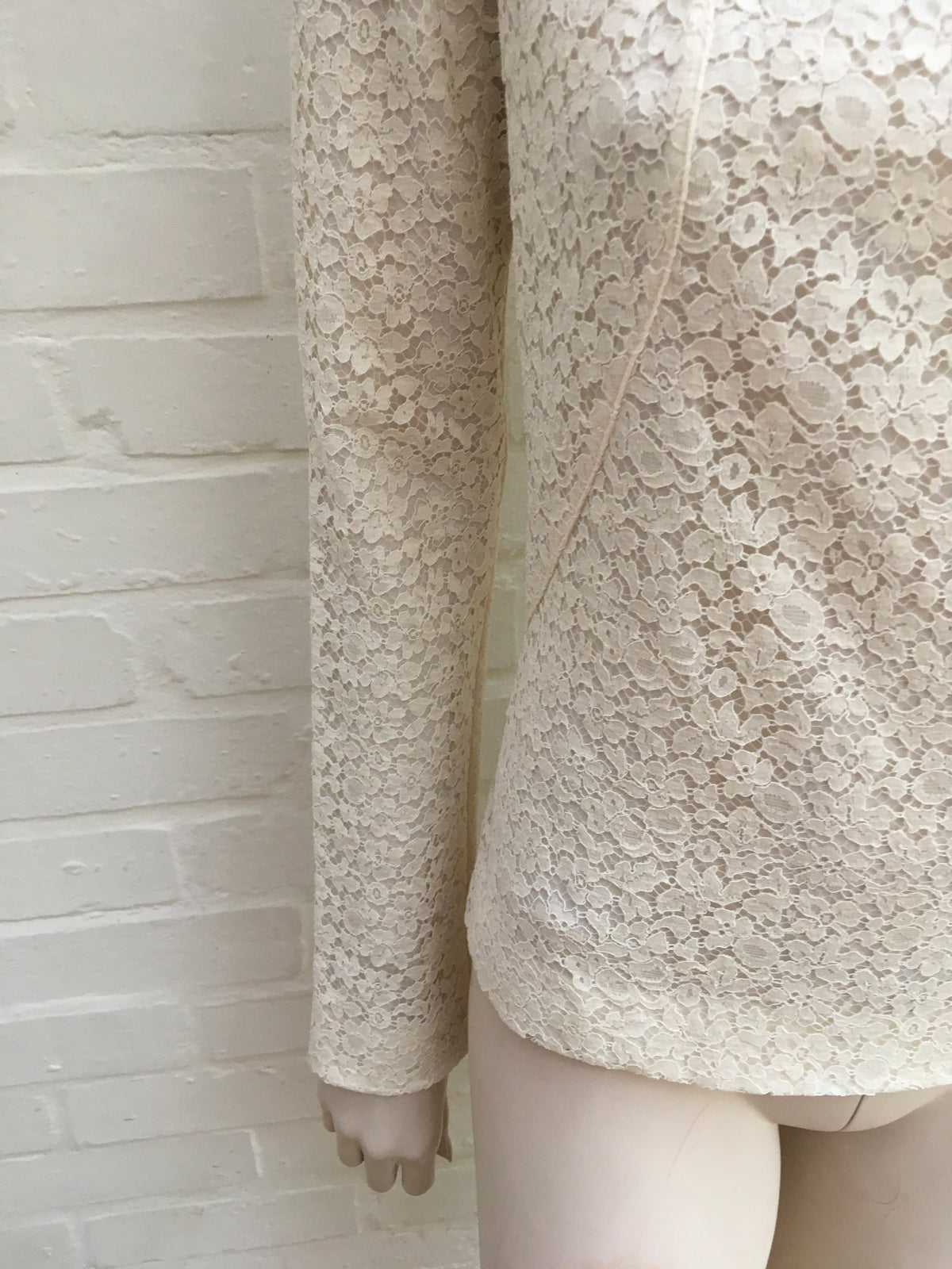 Chloé Chloe lace blouse shirt top Size F 38 UK 10 US 6 Ladies