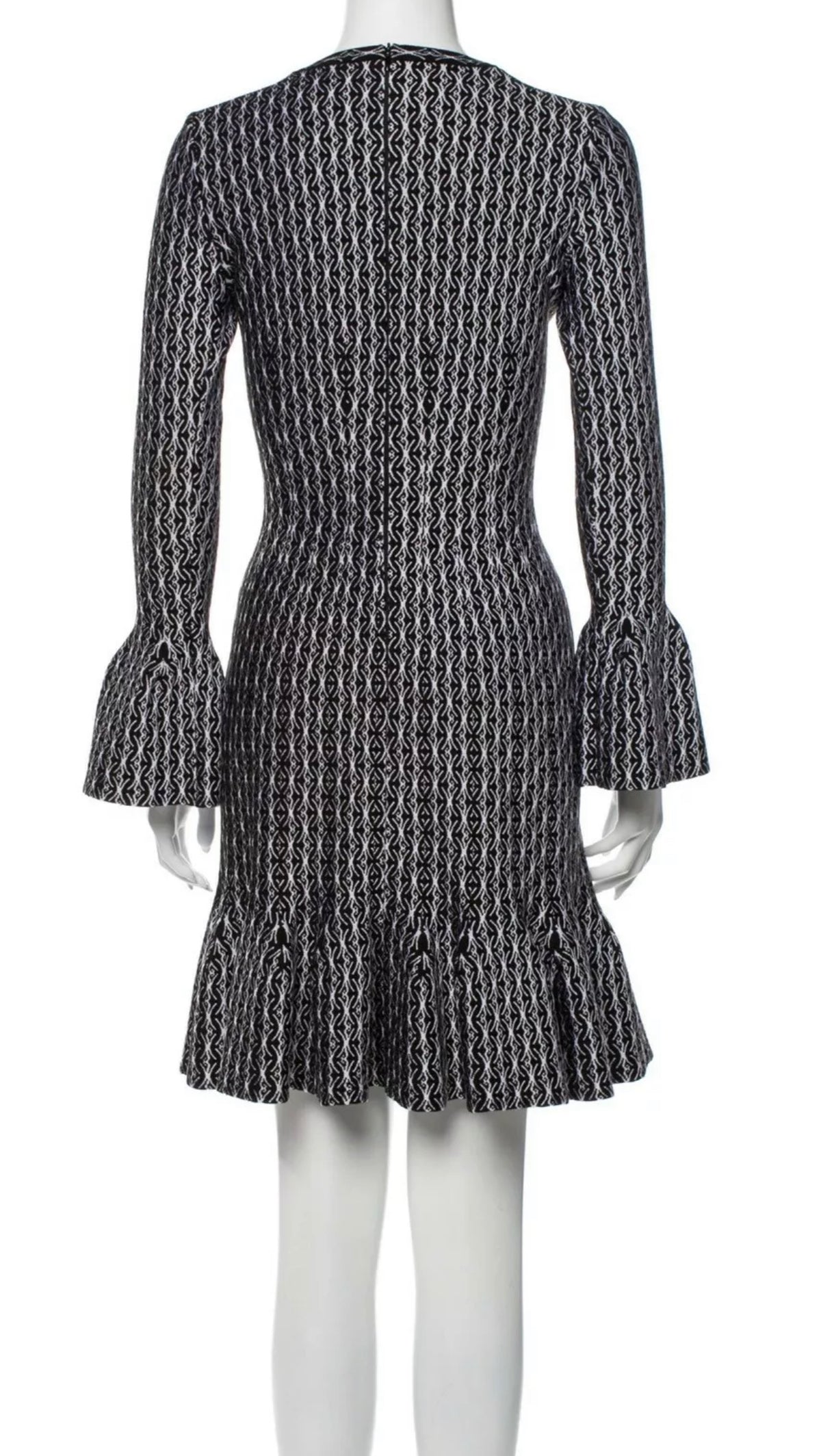 Azzedine Alaïa Alaia. Fluted Knit Dress MOST WANTED F 38 UK 10 US 6 ladies