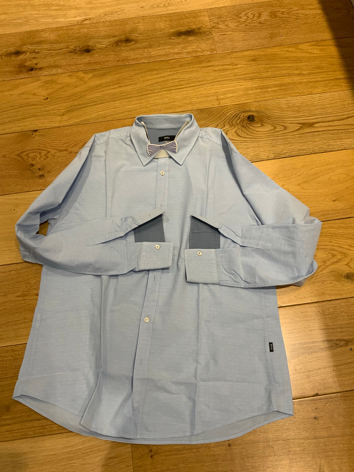TURNBULL & ASSER Mens Blue Handmade in England Shirt Size 39 cm men