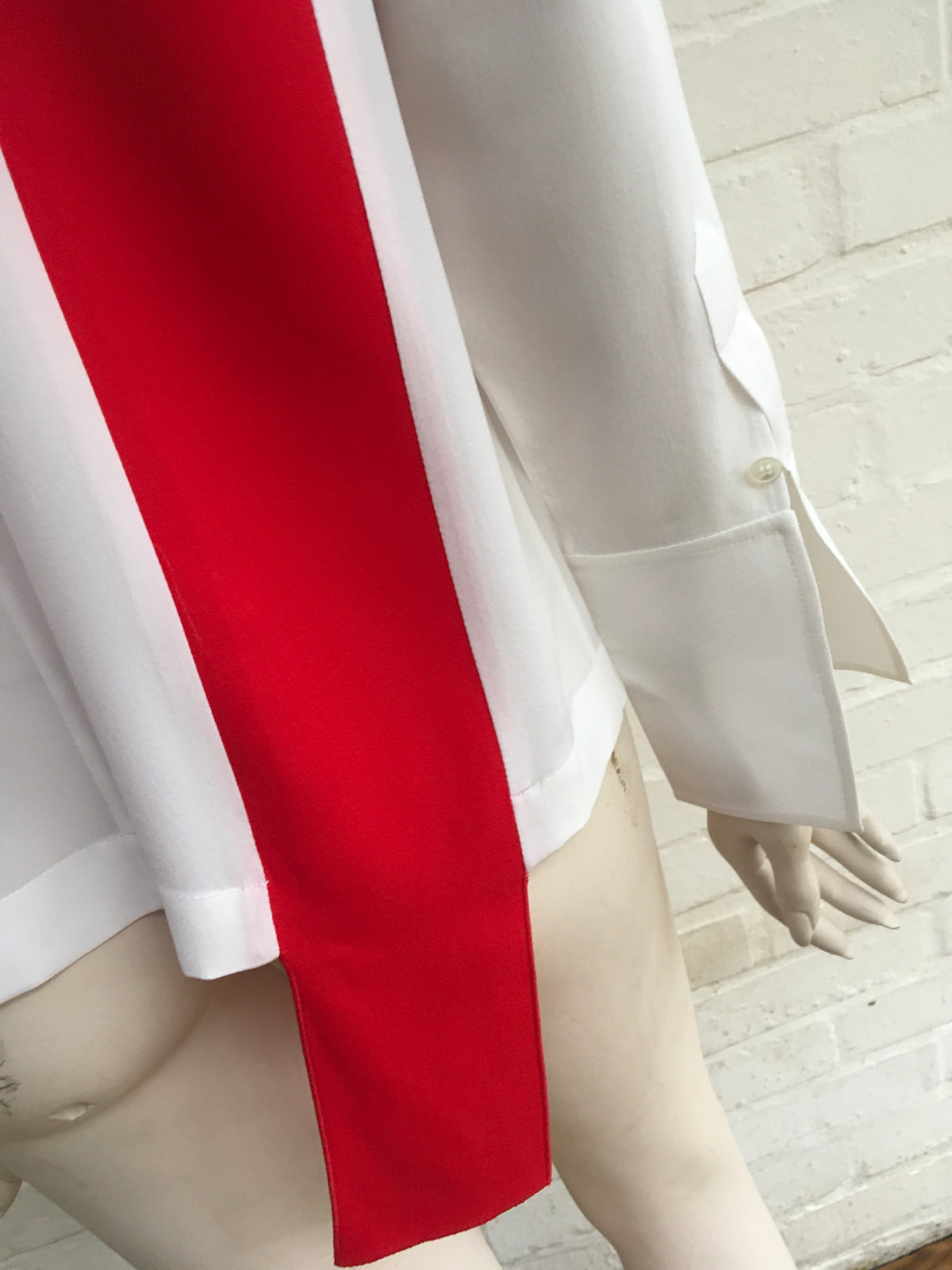 Stella McCartney Contrasting Silk Top 2018 Collection Ladies