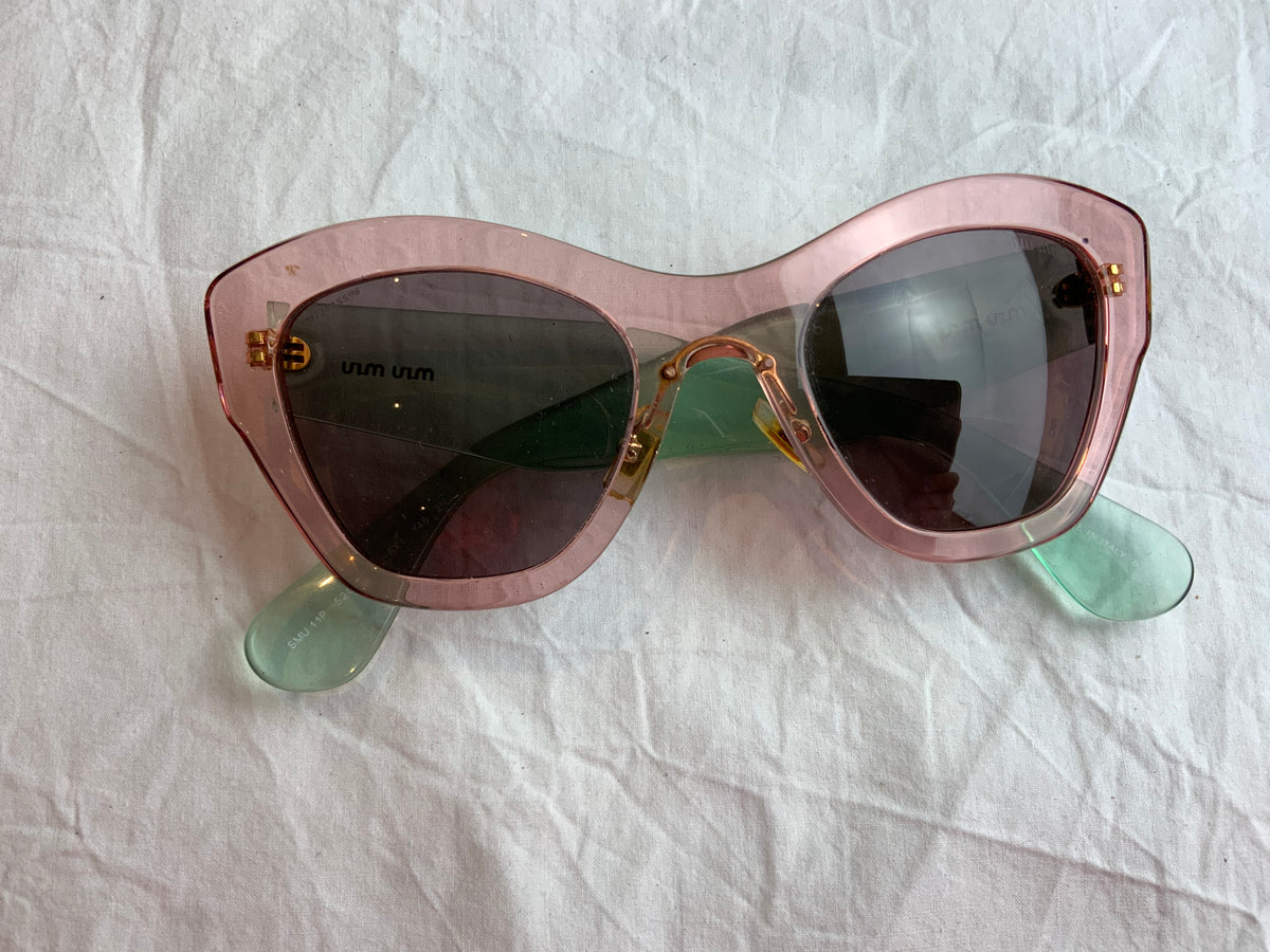 Miu Miu MU11PS TIJ6X1 Cat-Eye Tinted Sunglasses ladies