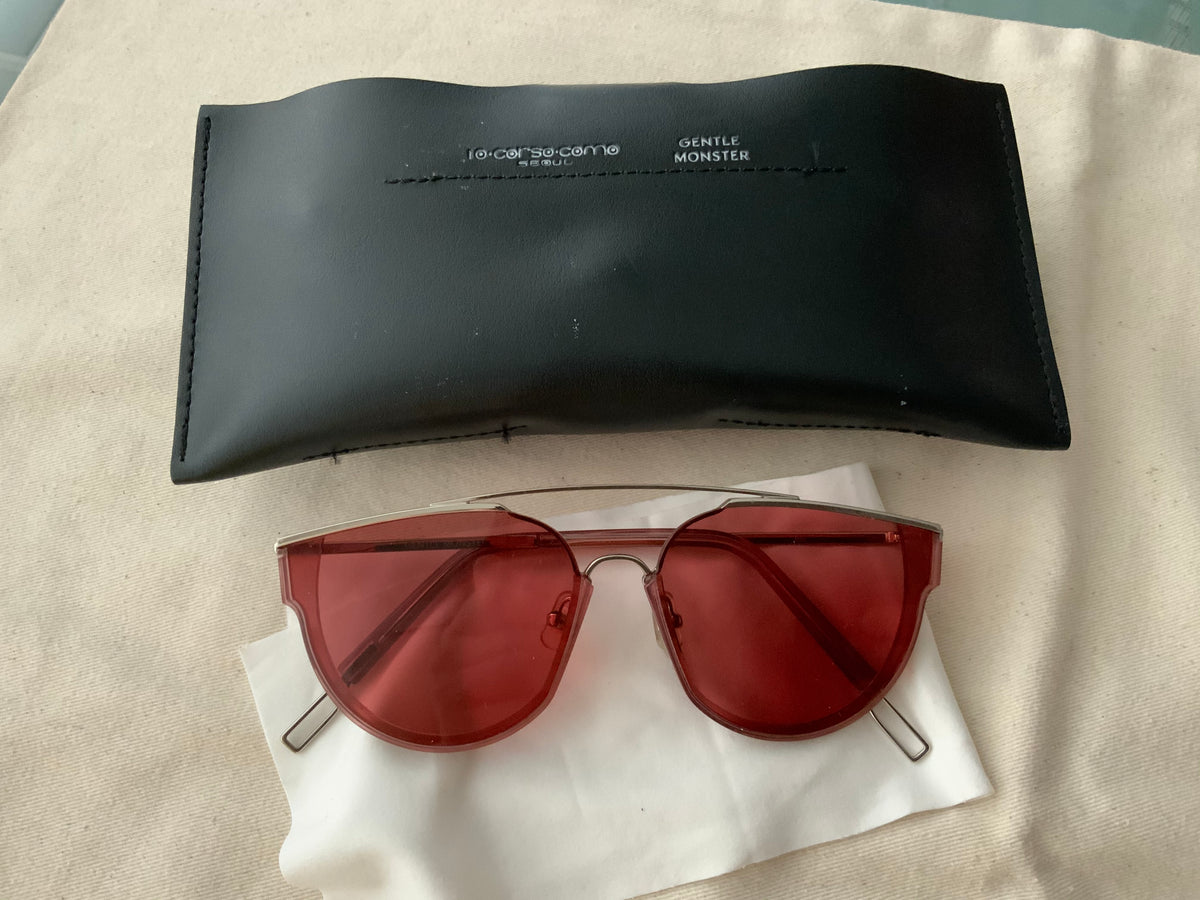 Gentle Monster Loe tinted D-frame sunglasses ladies