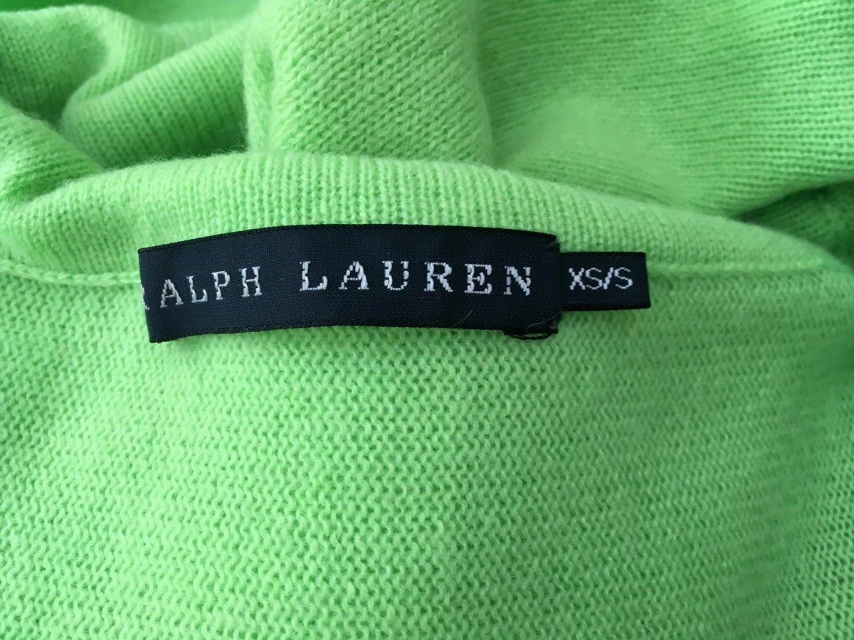Ralph Lauren Pure Cashmere Knit Turtleneck Jumper Sweater Ladies