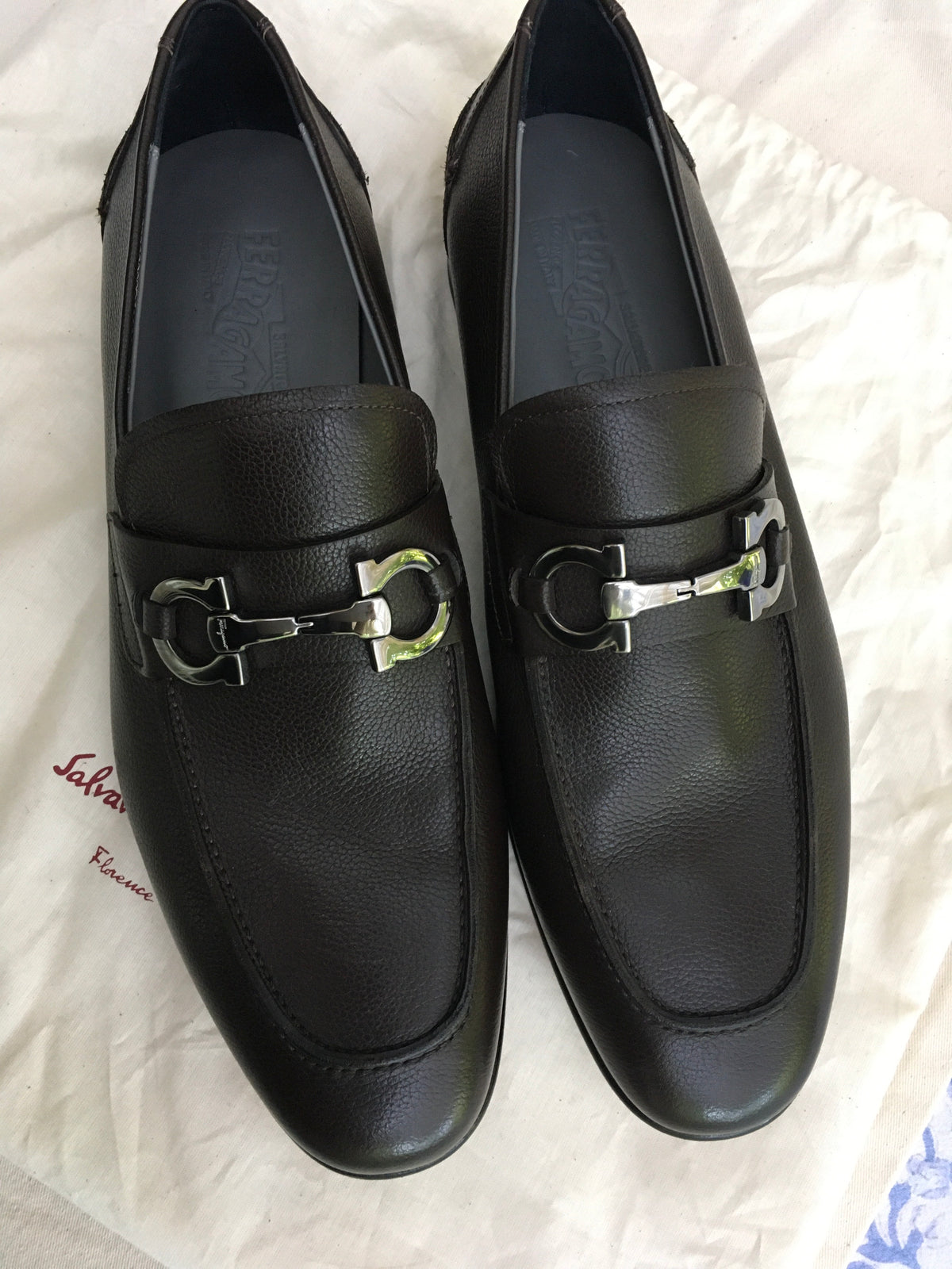Salvatore Ferragamo 'Metrone 2' Bit Loafer Shoes Size 11 EEE men