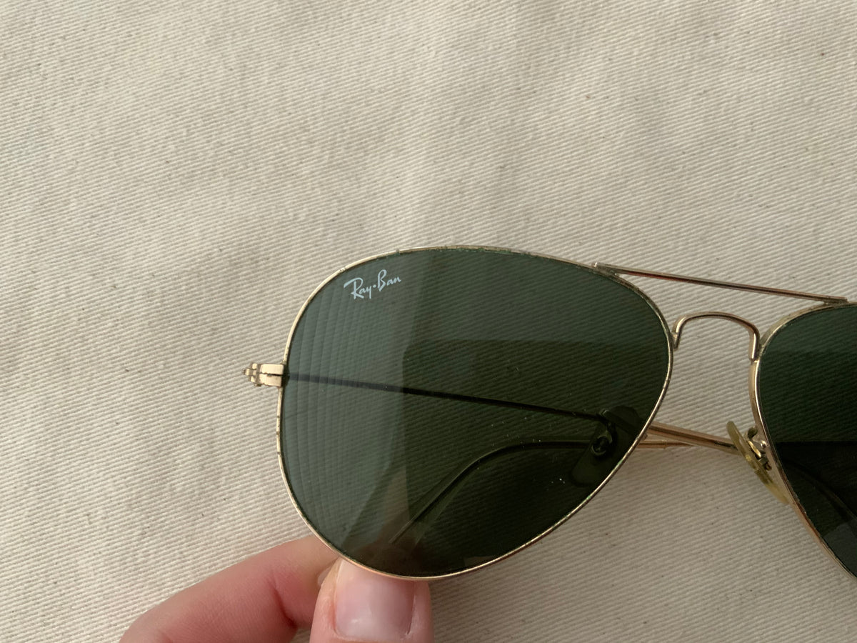 Ray- Ban Tinted Aviator Sunglasses ladies