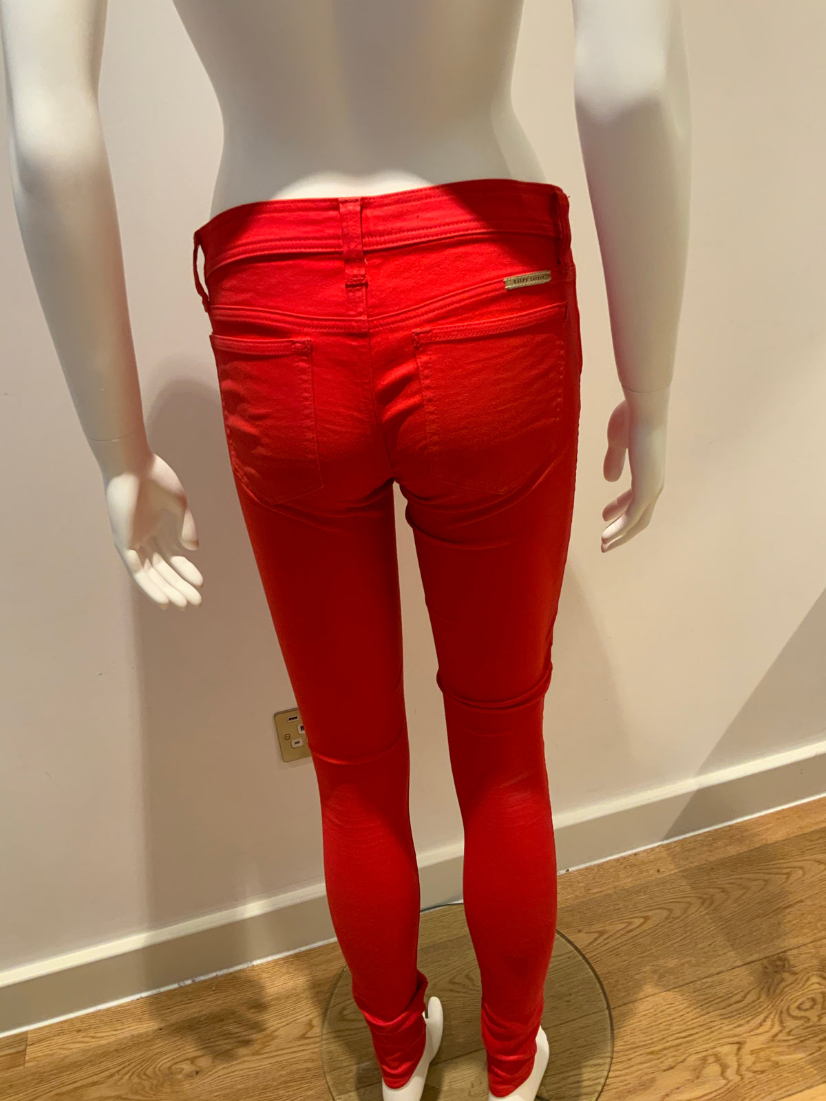 Ralph Lauren Red Skinny Jeans Denim Pants Size 25 ladies