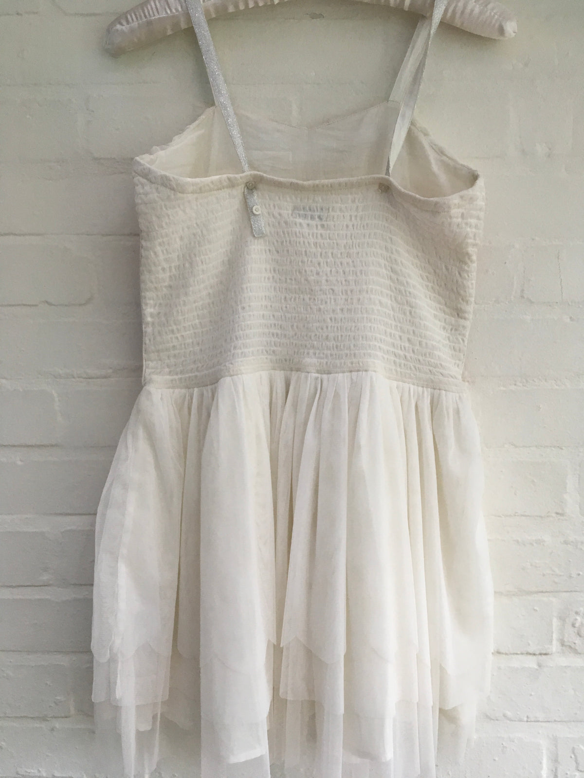 STELLA MCCARTNEY KIDS WHITE TULLE ‘BONNY’ SWAN DRESS Children